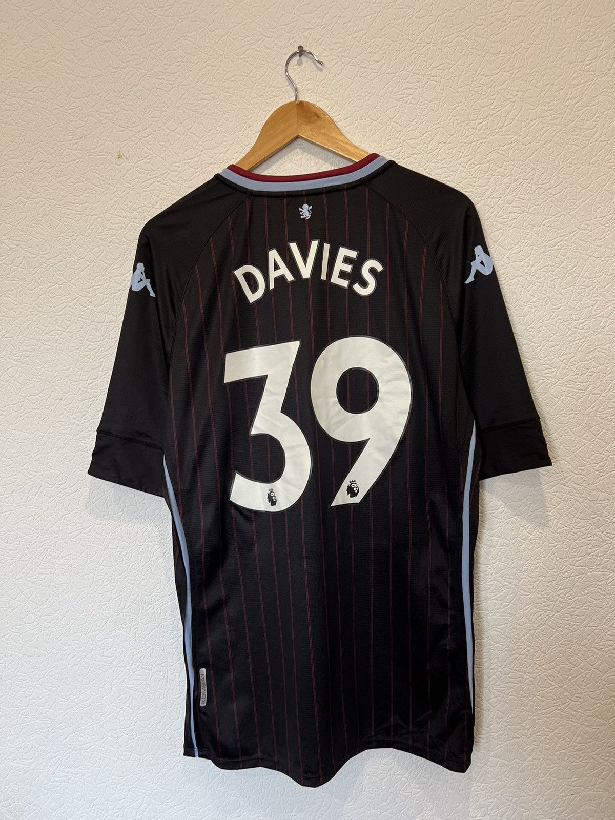 Kappa DAVIES Kappa Aston Villa 2020/2021 Away Kit Soccer Jersey Size US XXL / EU 58 / 5 - 1 Thumbnail
