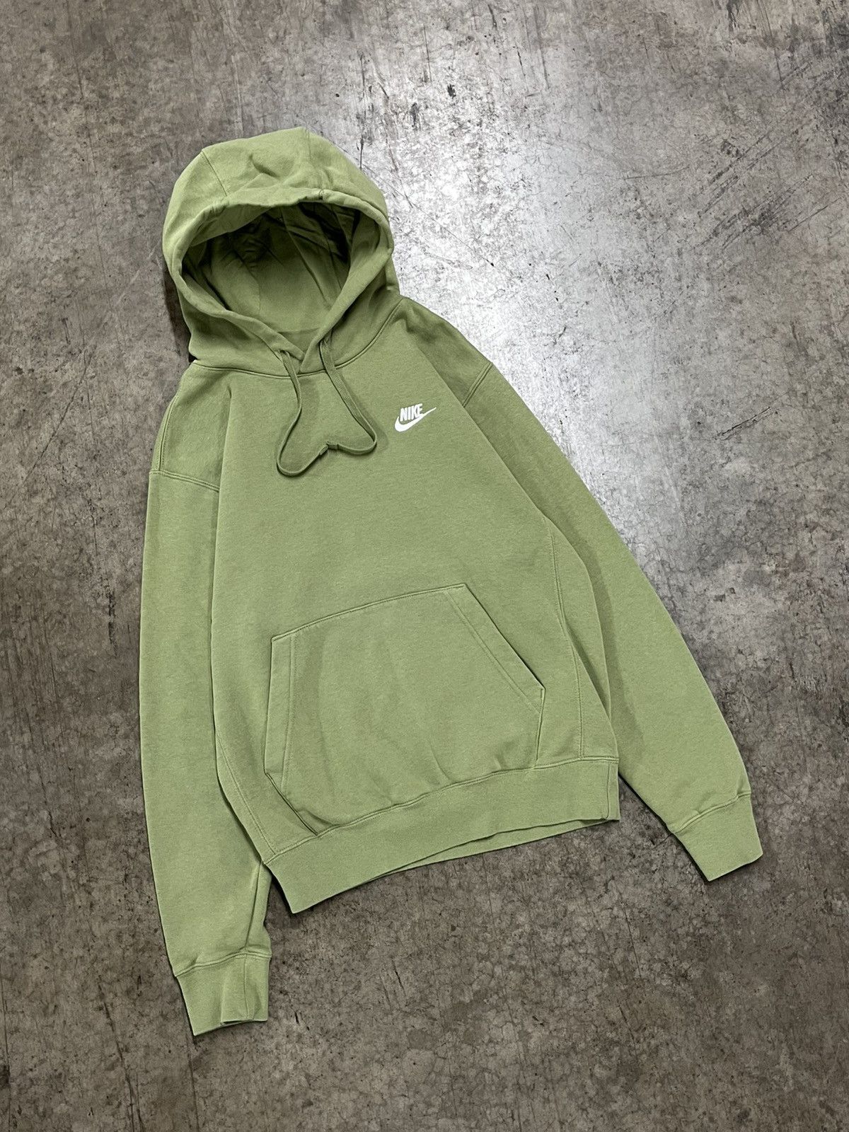 Nike × Vintage Nike vintage earth tone green essential hoodie streetwear Size US M / EU 48-50 / 2 - 2 Thumbnail
