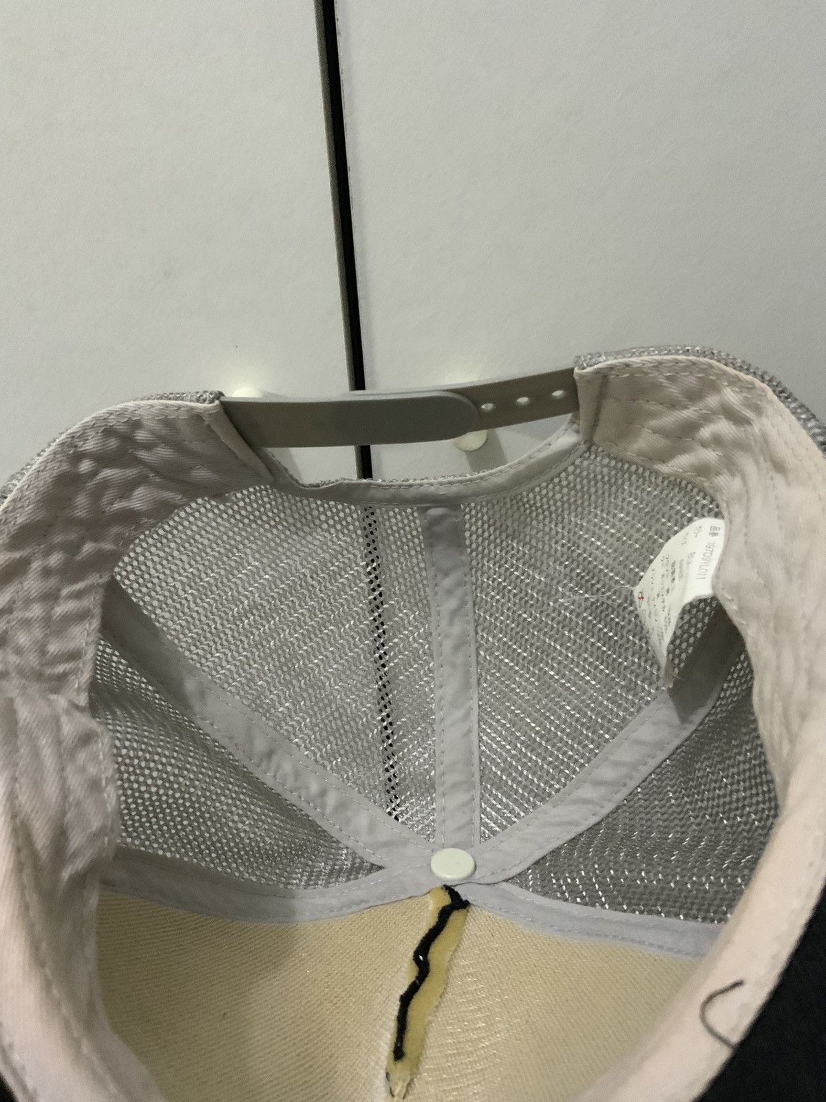Japanese Brand L’espirit Club Dufitsal Distressed Archive Black Trucker Hat Size ONE SIZE - 9 Thumbnail