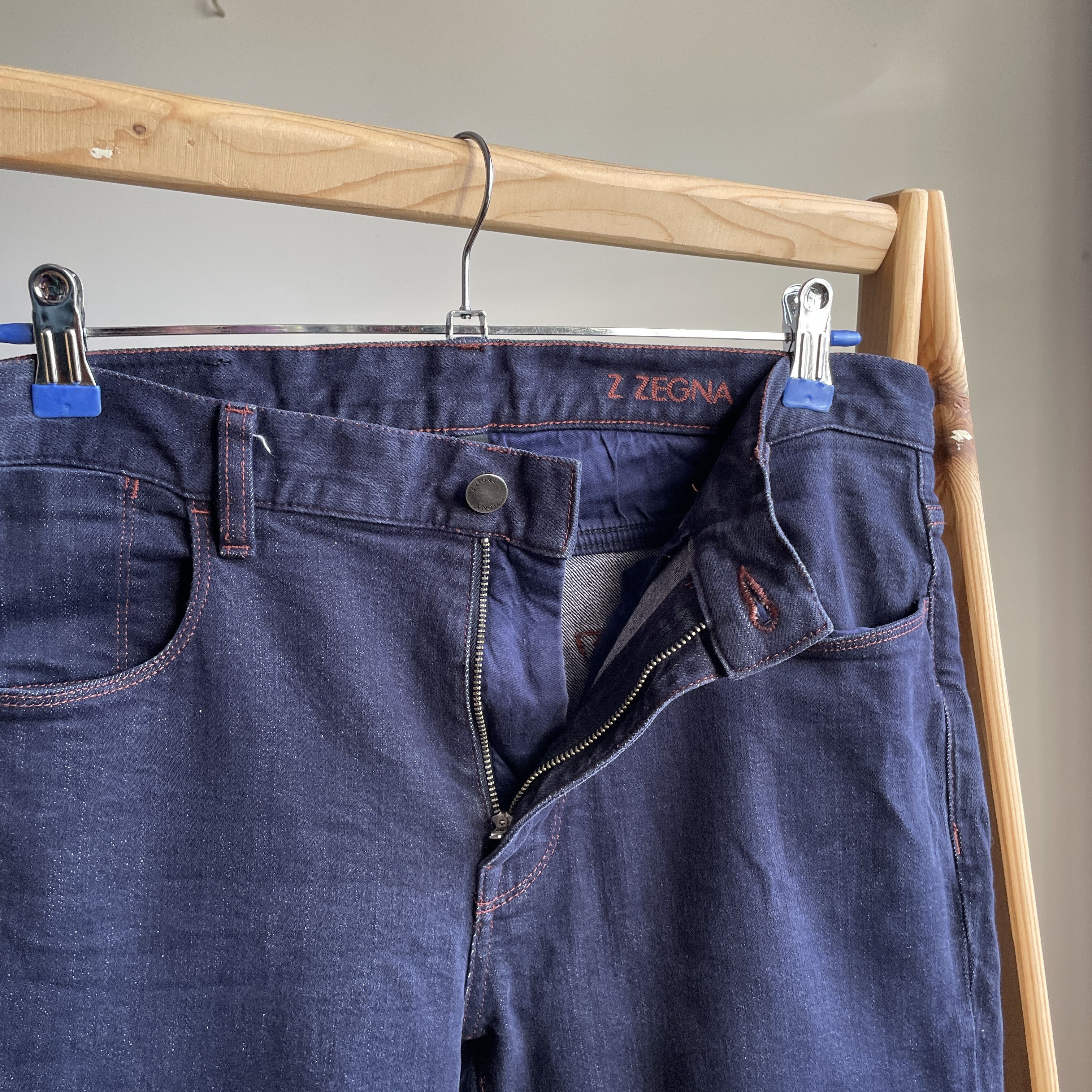Z Zegna Z Zegna Slim Fit Denim Size 33 Size US 33 - 5 Thumbnail