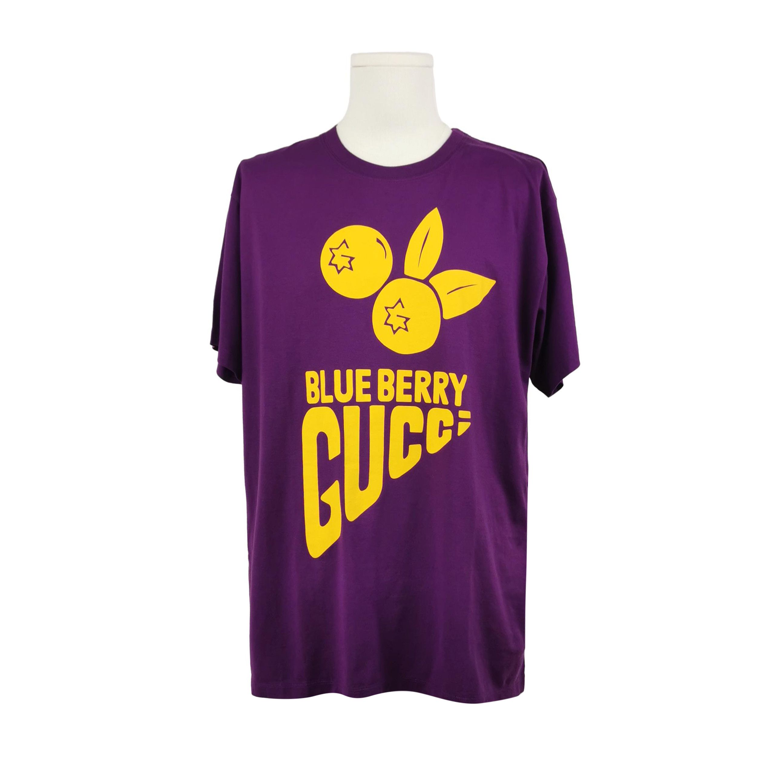 Gucci Gucci Blueberry Logo T-Shirt S Size US S / EU 44-46 / 1 - 1 Thumbnail