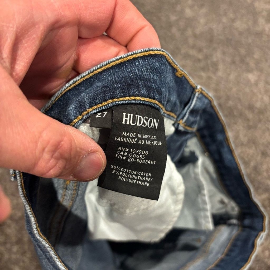 Hudson Hudson Jeans Women's Faded Blue Skinny Jeans Size 27" / US 4 / IT 40 - 7 Thumbnail