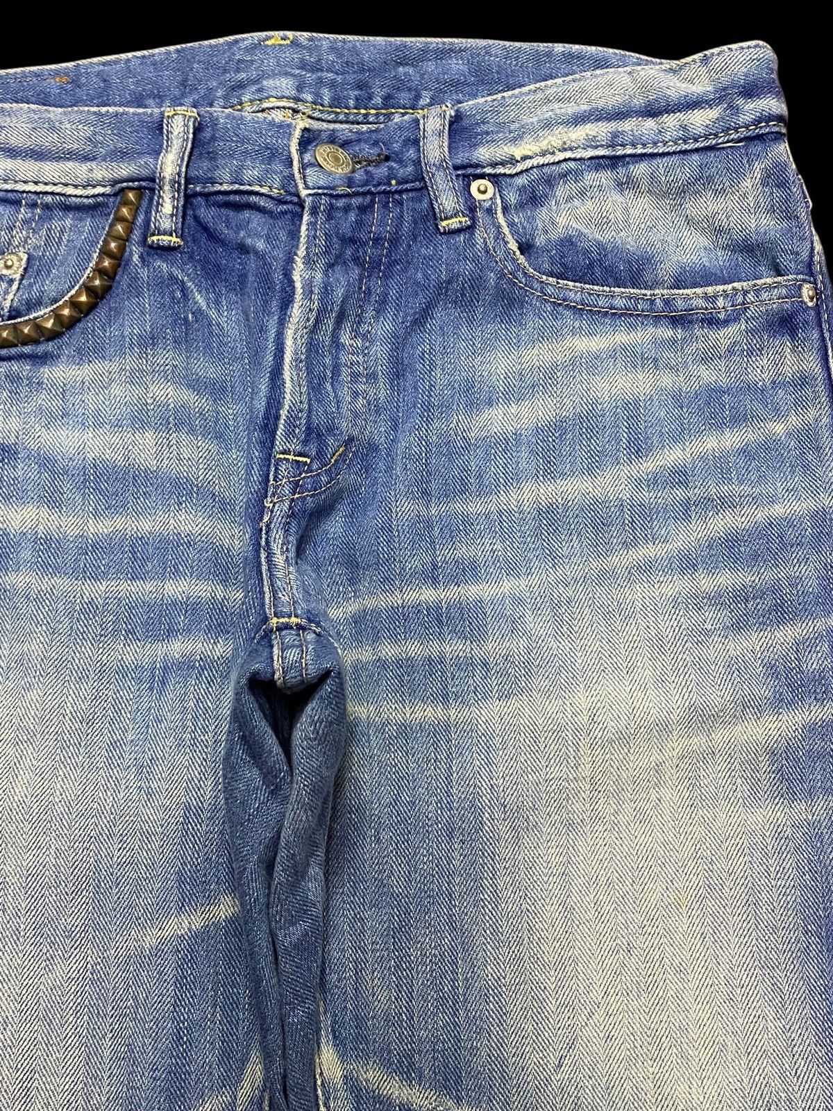 Hysteric Glamour Hysteric Glamour Seditionary Paint Splatter Flare Jeans Size US 32 / EU 48 - 8 Thumbnail