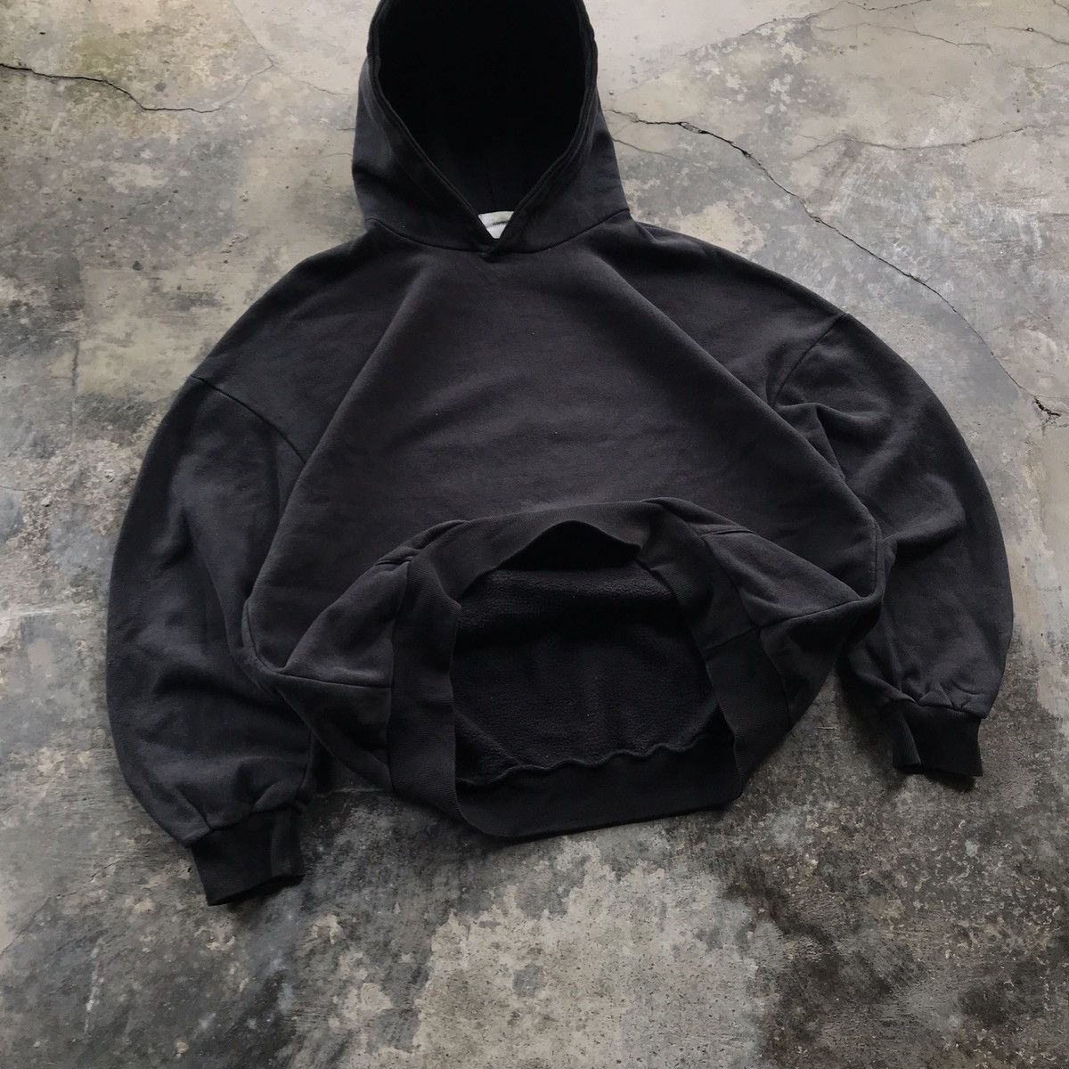 If Six Was Nine 2000’s heavyweight blank hoodie faded black Size US XL / EU 56 / 4 - 2 Thumbnail