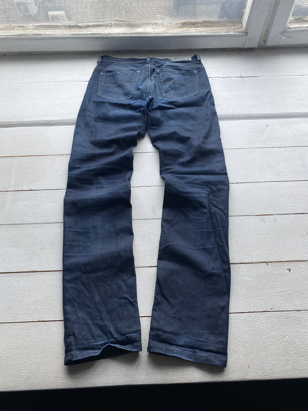 Designer × Diesel × Vintage 🔥Punk Emo Goth Diesel Regular Straight Blue Women Jeans rare Size 27" / US 4 / IT 40 - 7 Thumbnail