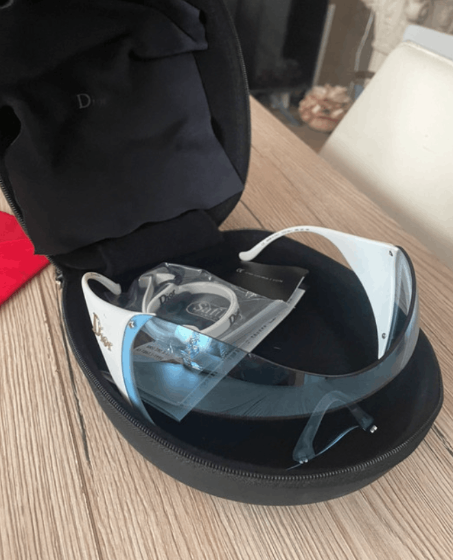 Dior ⚡️ Christian Dior Sunglasses Ski 1 Shield Mask Sport Vintage Size ONE SIZE - 3 Thumbnail