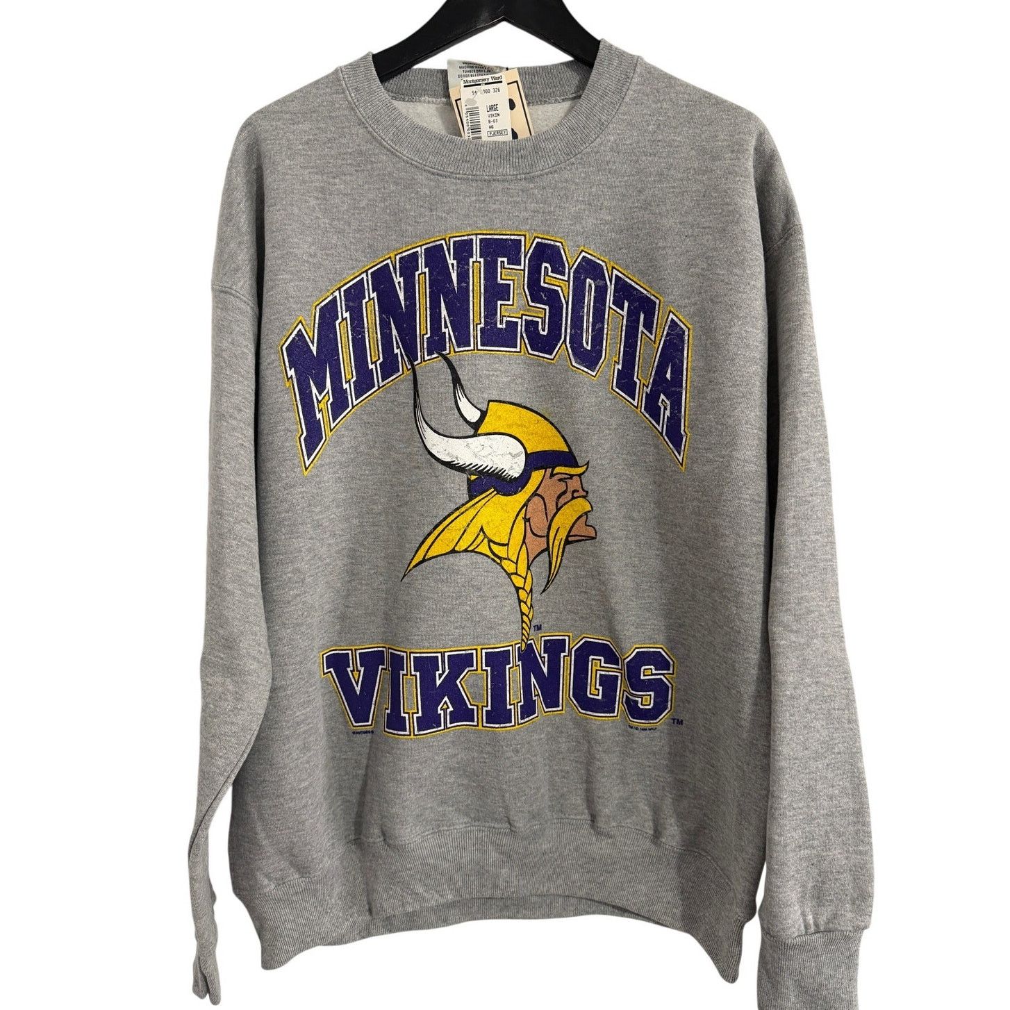 Lee NWT Vintage Minnesota Vikings Crewneck Sweatshirt Size L Size US L / EU 52-54 / 3 - 1 Thumbnail