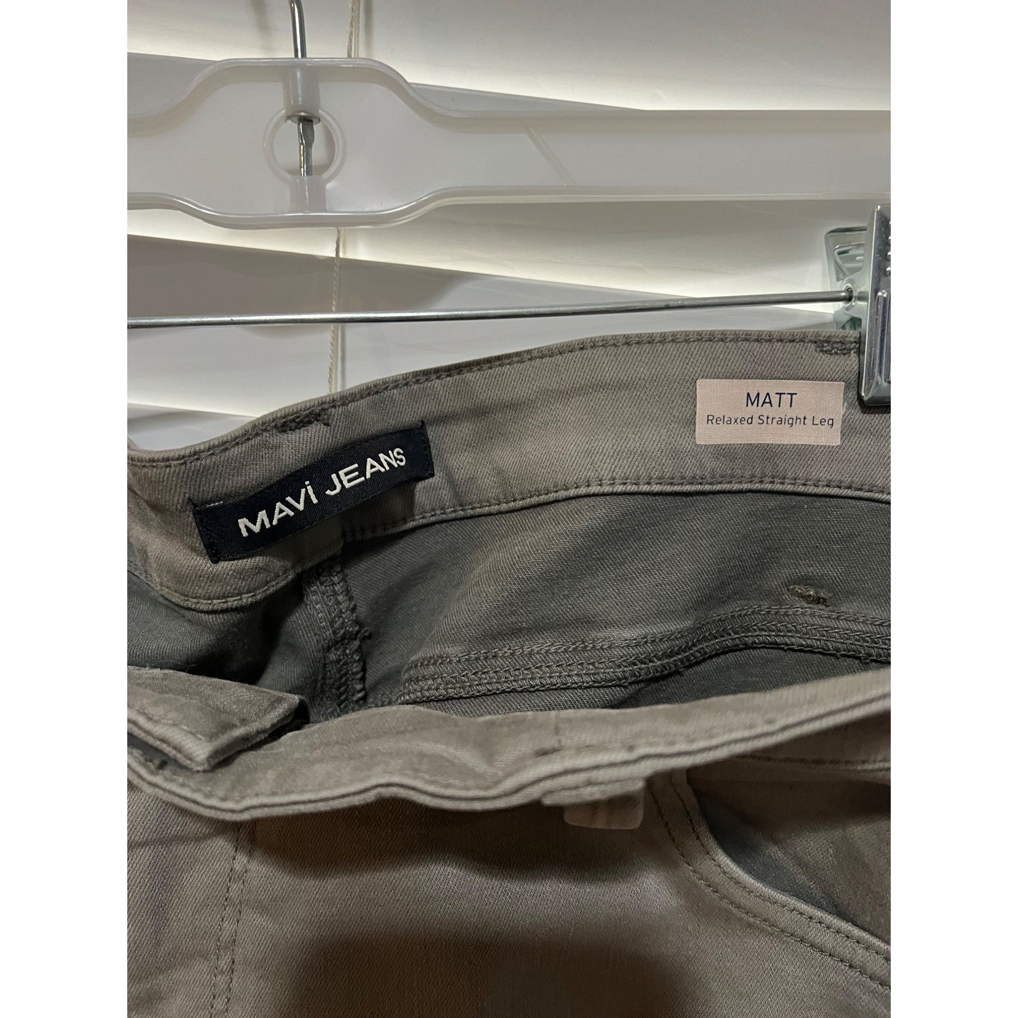 Mavi Mavi Matt Relaxed Straight Leg Mens Jeans - Size 42x32 Size US 42 / EU 58 - 2 Thumbnail