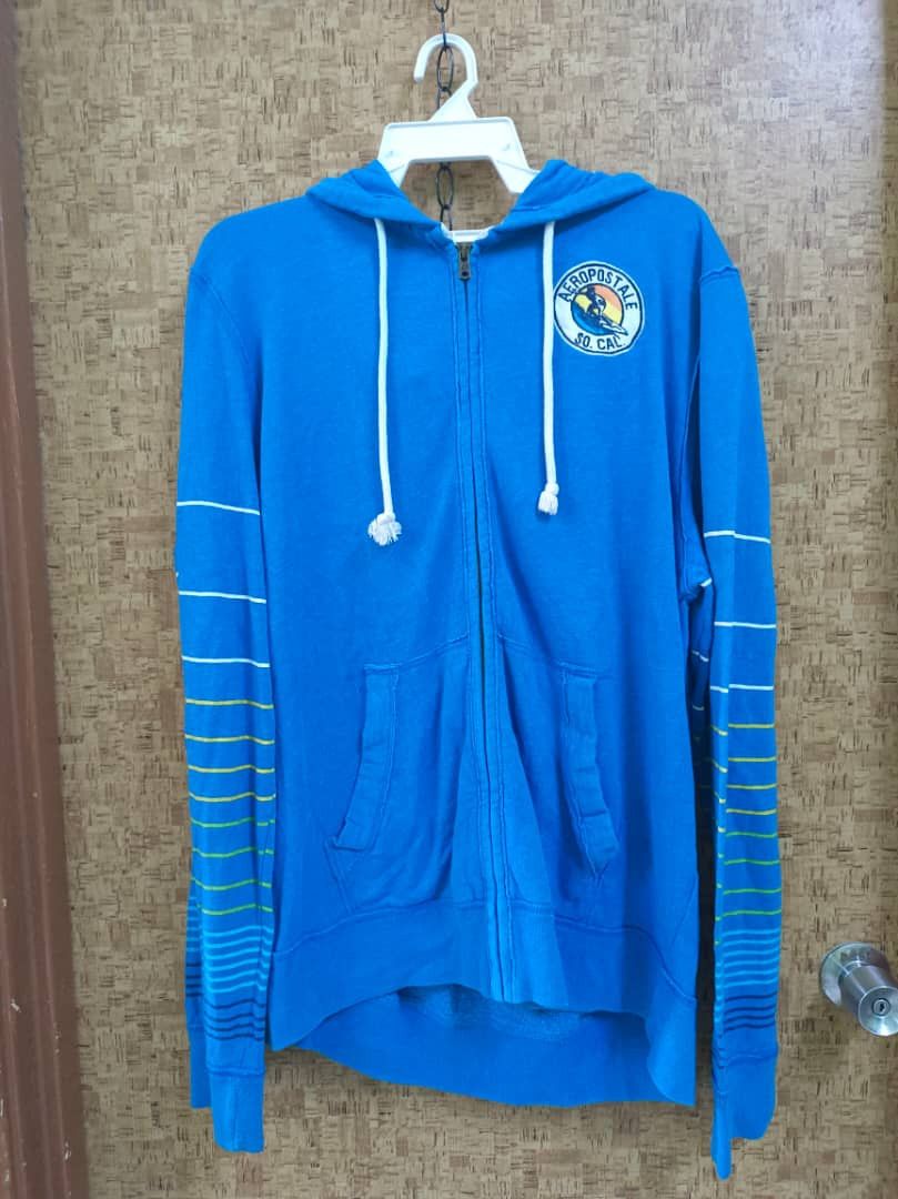 Aeropostale 💥AEROPOSTALE ZIP UP SWEATSHIRT HOODIE Size US XL / EU 56 / 4 - 1 Thumbnail