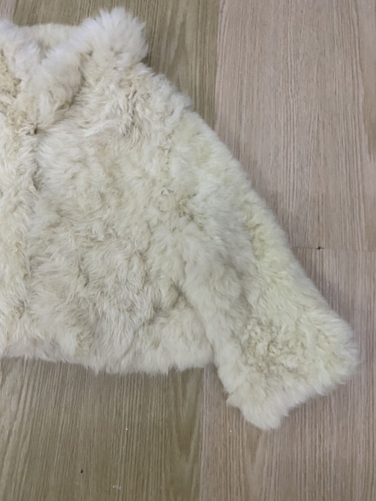 Japanese Brand × SHIPS Ships rabbit fur faux fur buttonless croptop jacket Size S / US 4 / IT 40 - 3 Thumbnail