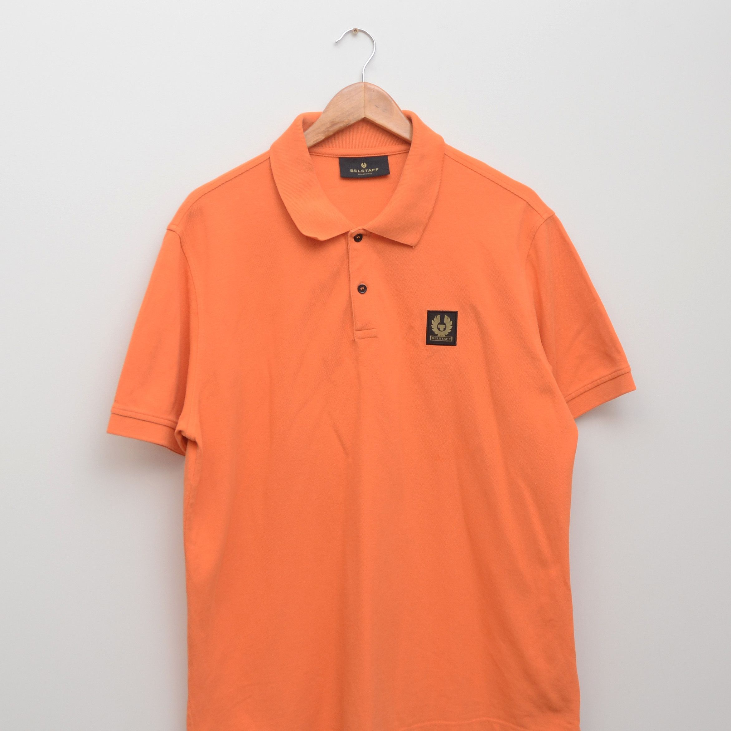 Belstaff Belstaff Polo T-Shirt XL/XXL Orange Lightweight Cotton Size US XXL / EU 58 / 5 - 7 Thumbnail