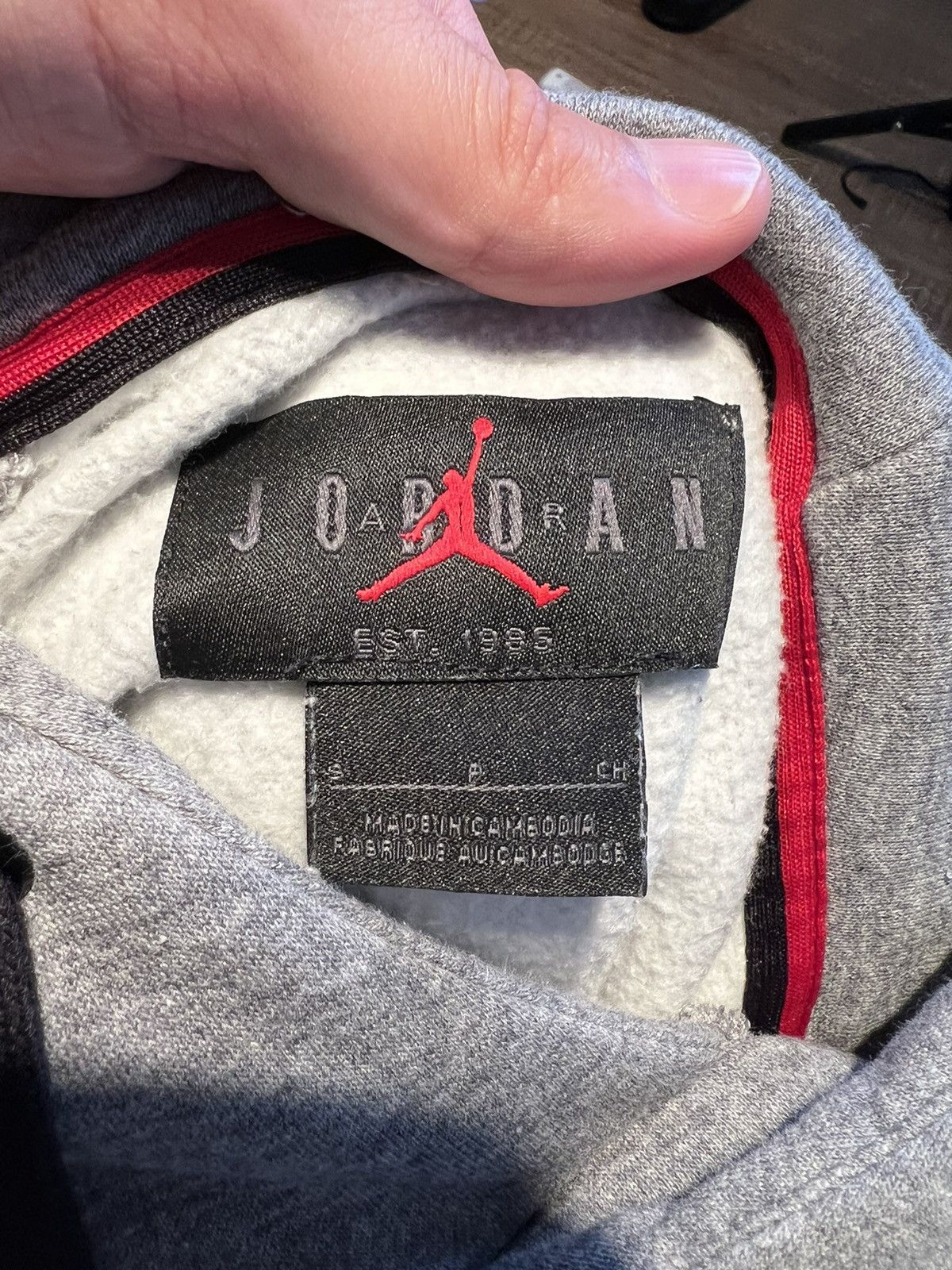 Jordan Brand Nike Air Jordan Jumpman Men's Sweatshirt Size Small Gray Size US S / EU 44-46 / 1 - 6 Thumbnail
