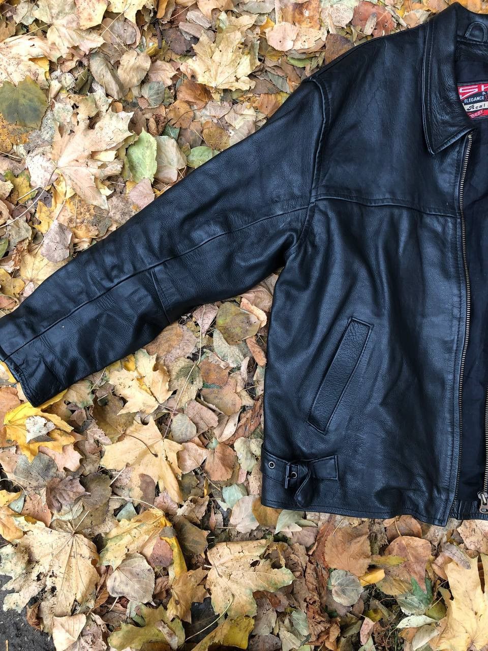 Vintage VERY RARE SKIN COMFORT REAL LEATHER JACKET MADE IN USA 90s Size US L / EU 52-54 / 3 - 5 Thumbnail