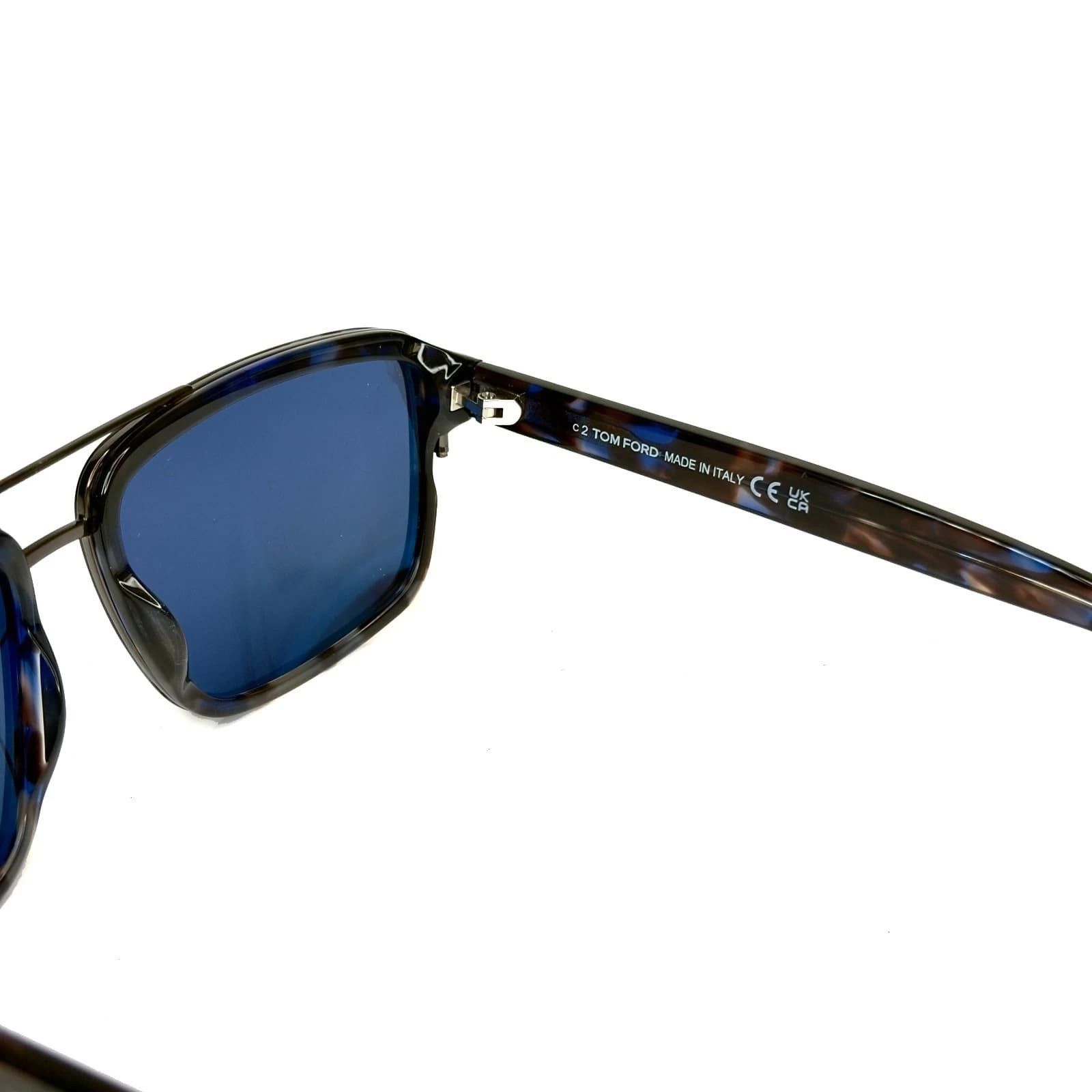 Tom Ford TOM FORD ANDERS TF780 780 Blue Unisex Sunglass FT0780 55V Size ONE SIZE - 3 Thumbnail
