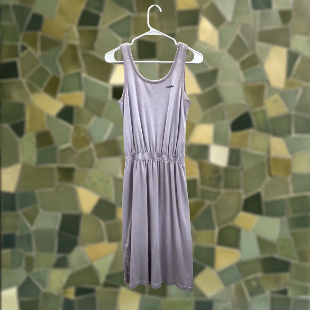 Vintage Womens Dress Purple Tank Dress Vintage 80s 90s Cristoffoli EUR 46 Sleeveless Collarless Knee Length Casual Workwear Travel Shirts Womens Size L / US 10 / IT 46 - 1 Thumbnail