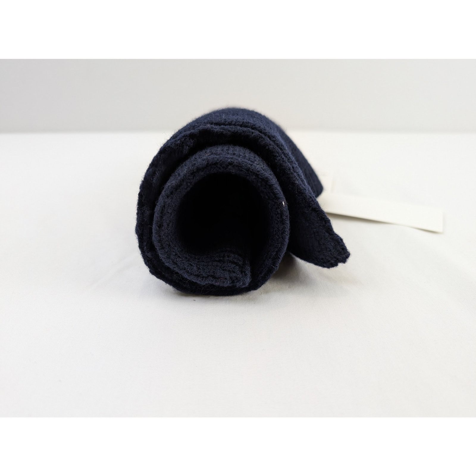 Maison Margiela o1rshd1 Size: M / Ribbed Balaclava Scarf in Navy Blue Size ONE SIZE - 8 Thumbnail