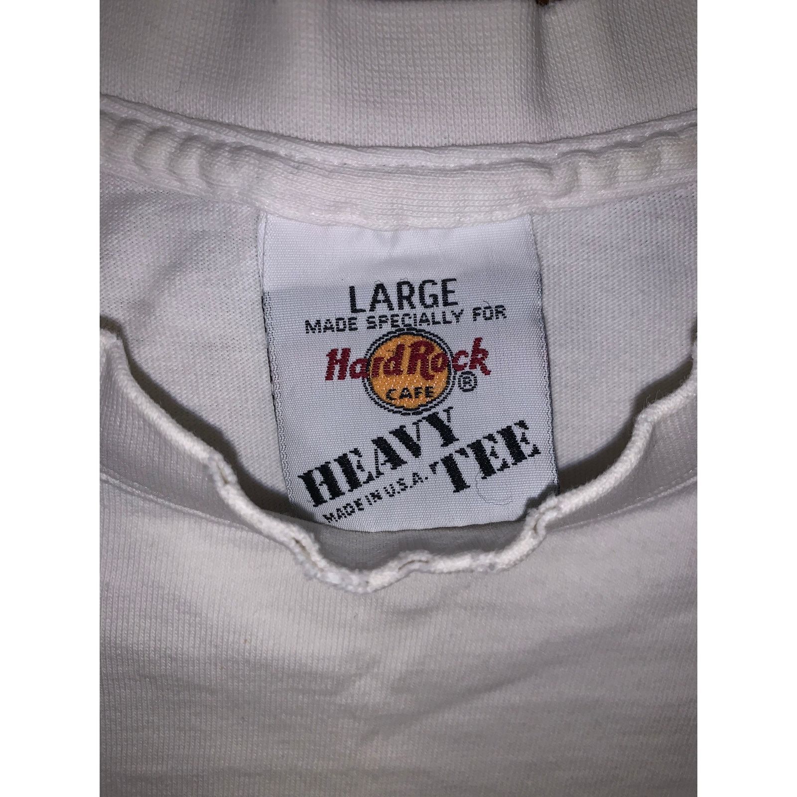 Hard Rock Cafe × Vintage Hard Rock Cafe Orlando USA White Heavyweight T Shirt Large Size US L / EU 52-54 / 3 - 5 Thumbnail
