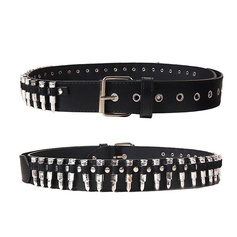 Japanese Brand Bullet Rivet Belt Size 34 - 2 Thumbnail