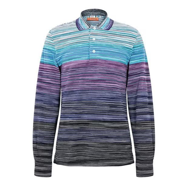 o1g2r1mq0524 Long Sleeve Polo Shirts in Multicolor