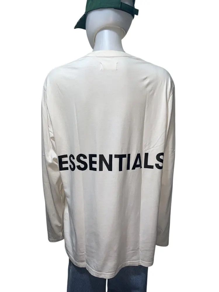 Fear of God Essentials Fear Of God back script oversized longsleeve Size US M / EU 48-50 / 2 - 4 Thumbnail