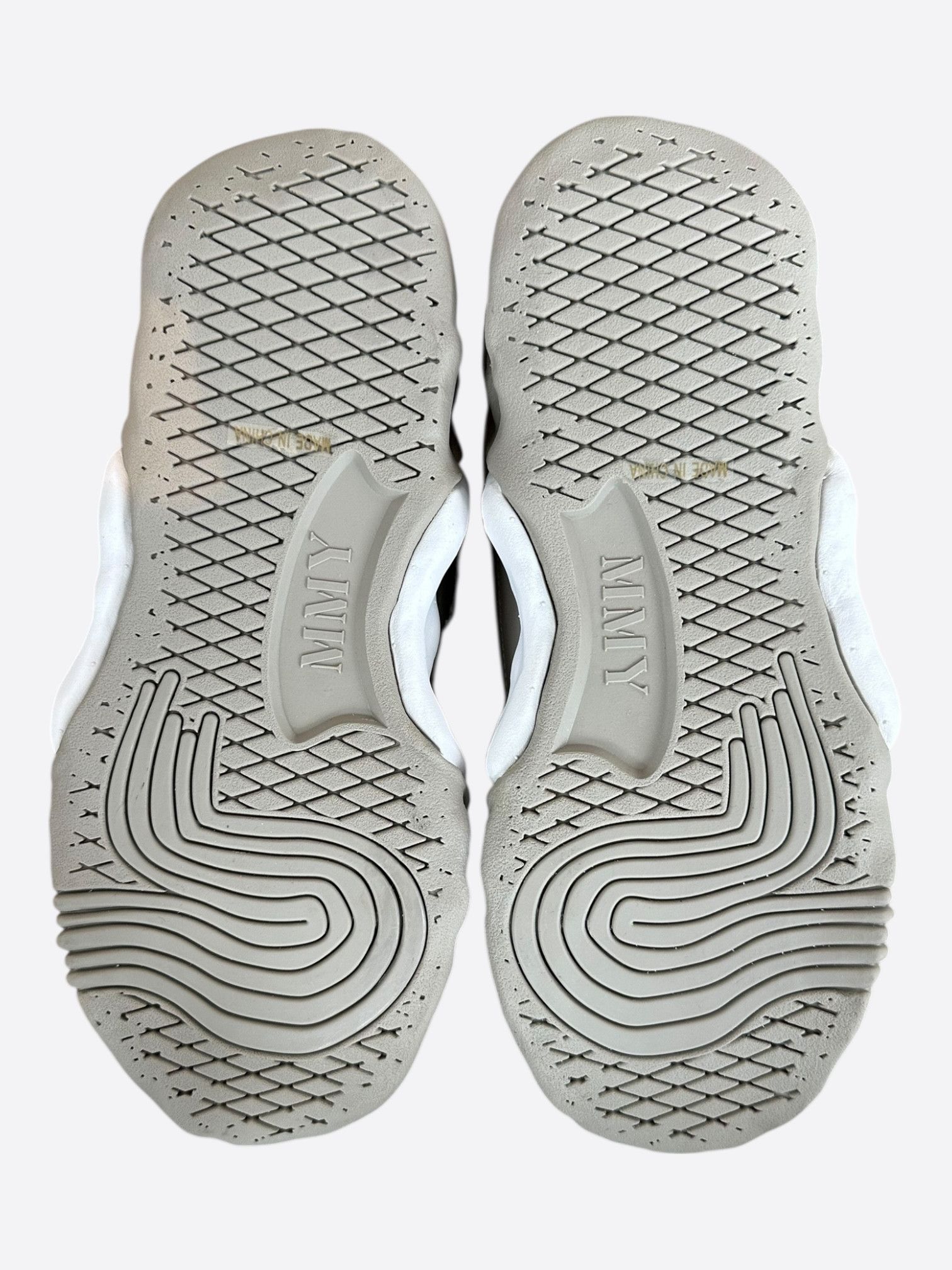 Maison MIHARA YASUHIRO Maison Mihara Yasuhiro Grey & White Parker Sneakers Size US 6 / EU 39 - 7 Thumbnail