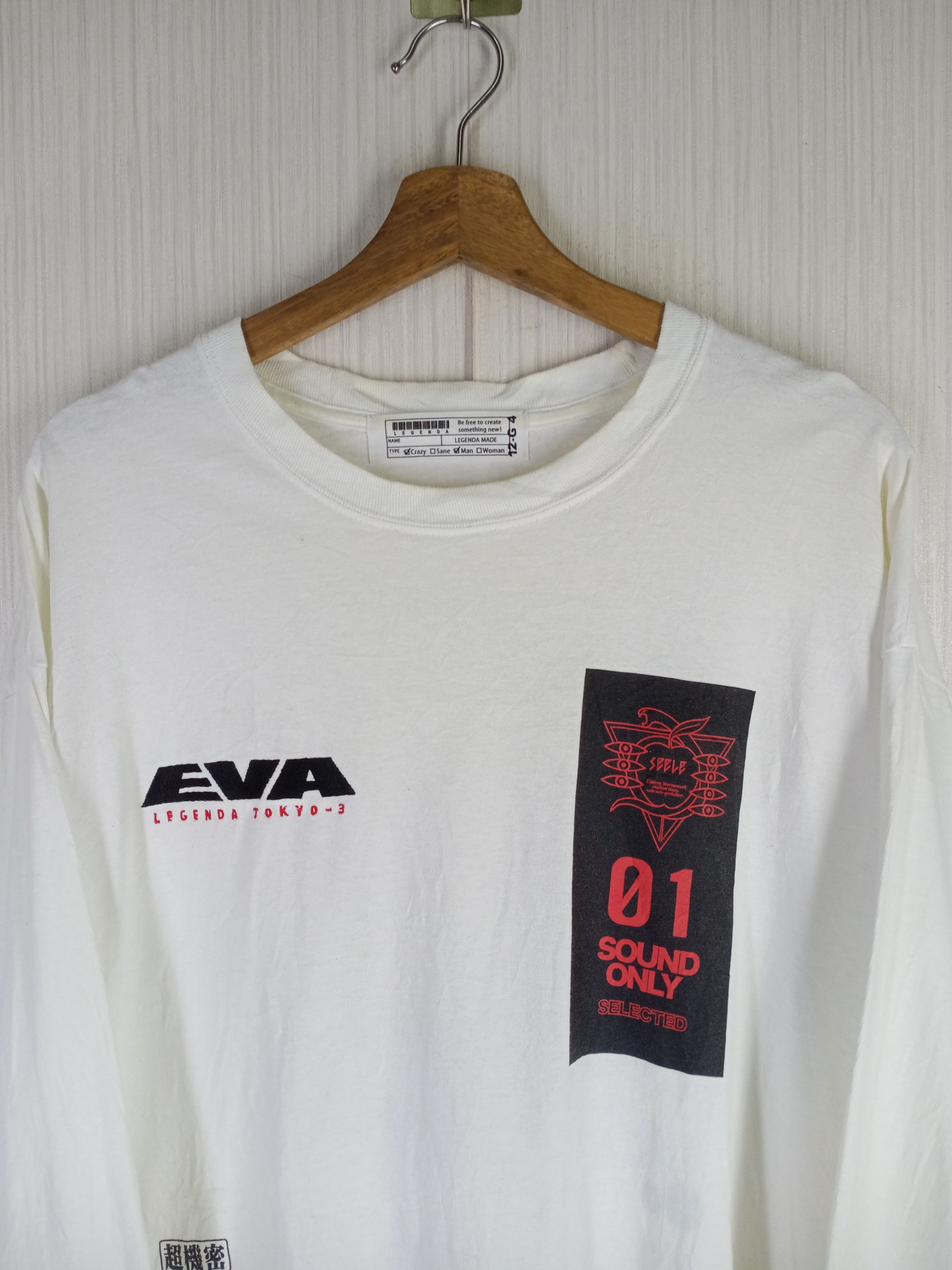 Anime Evangelion x Lagenda Long Sleeve Tshirt Size US XL / EU 56 / 4 - 3 Thumbnail
