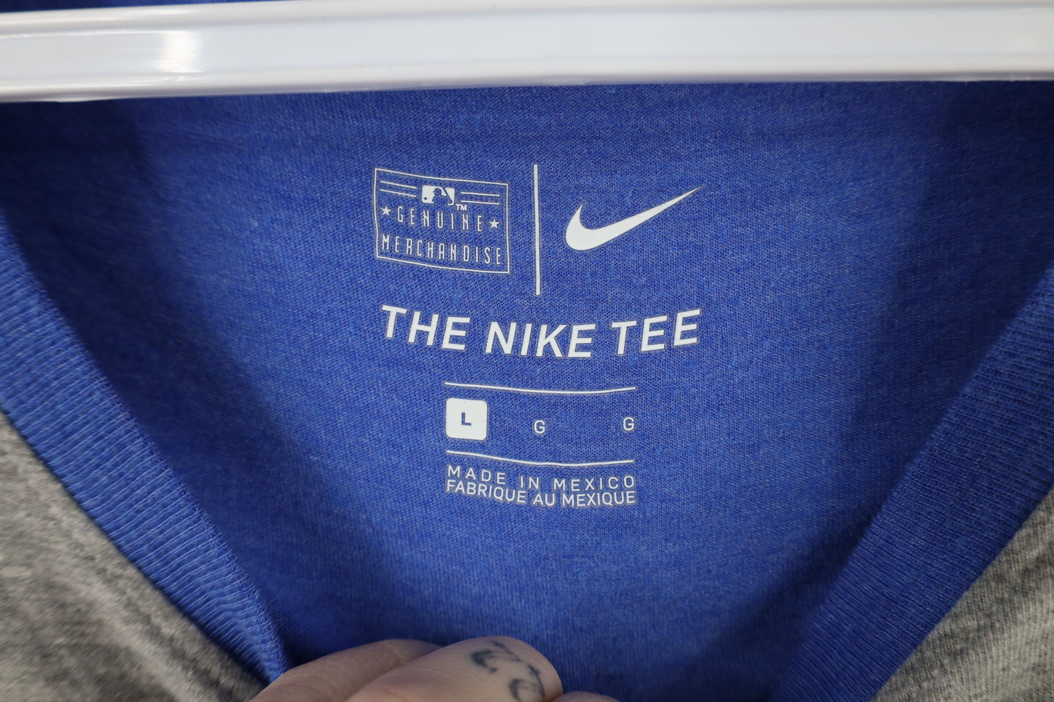 Nike × Vintage Vintage Y2K Nike Swoosh Milwaukee Brewers Raglan T-Shirt Size US L / EU 52-54 / 3 - 8 Thumbnail