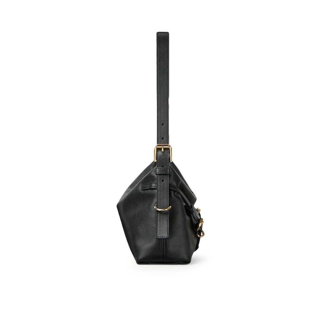 Givenchy GIVENCHY Voyou Mini Black Shiny Leather Shoulder Bag New And Size ONE SIZE - 3 Thumbnail