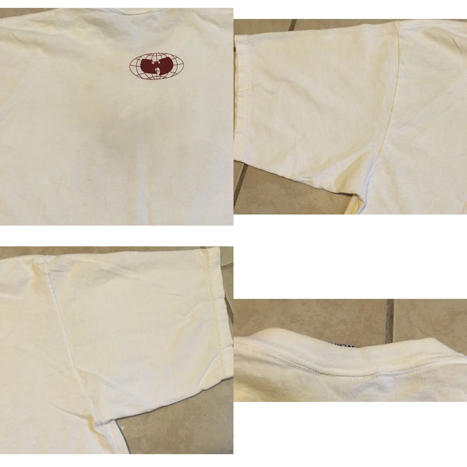 Vintage VINTAGE Wu Wear Shirt XL 90s Hip Hop New York City USA Rap Tee 80s 90s Mobb Deep Raekwon Method Man Redman Tupac Rza Gza Forever NYC Mens XL White Size US XL / EU 56 / 4 - 10 Thumbnail