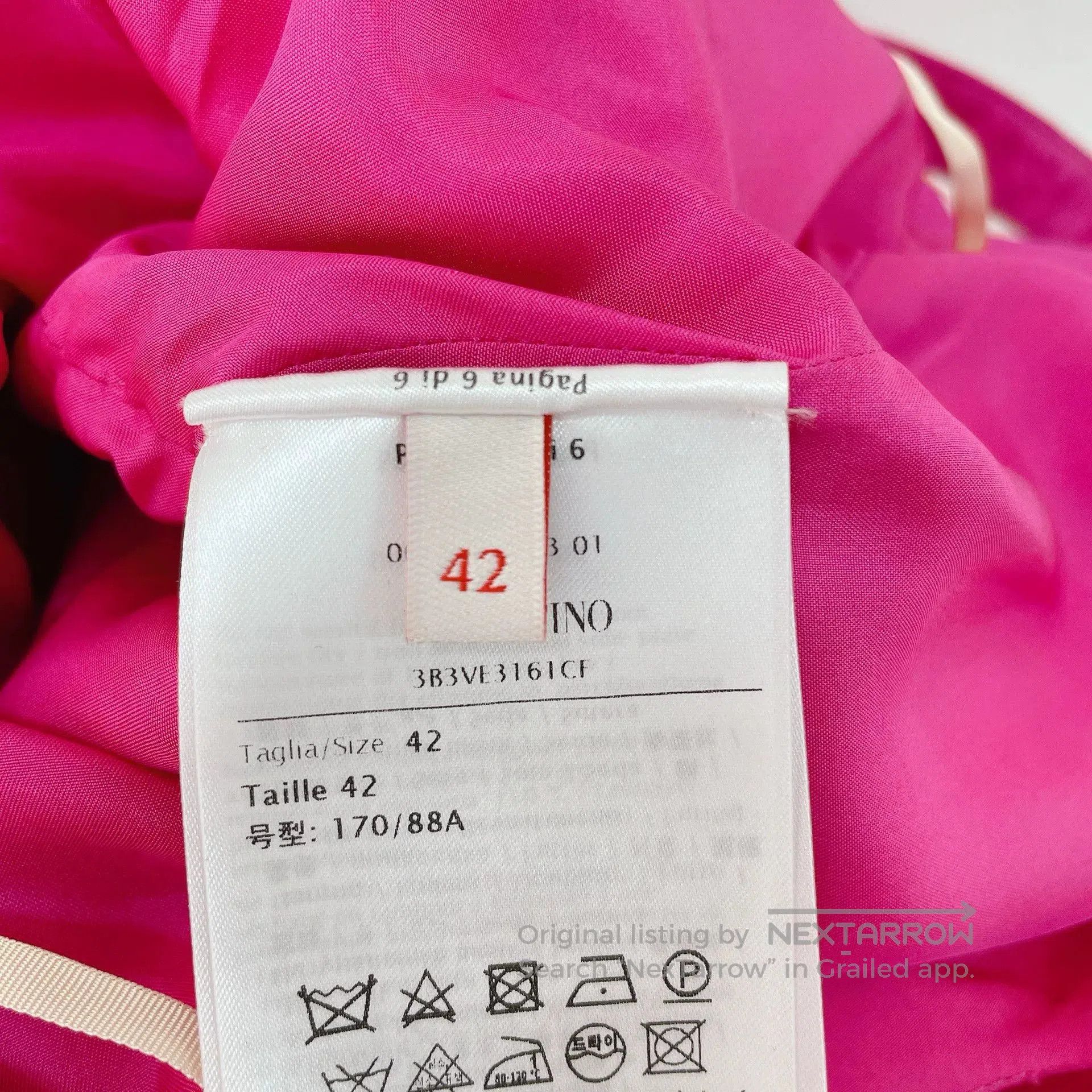 Valentino Valentino Rose Red Sleeveless Jumpsuit. Size 41" - 7 Thumbnail