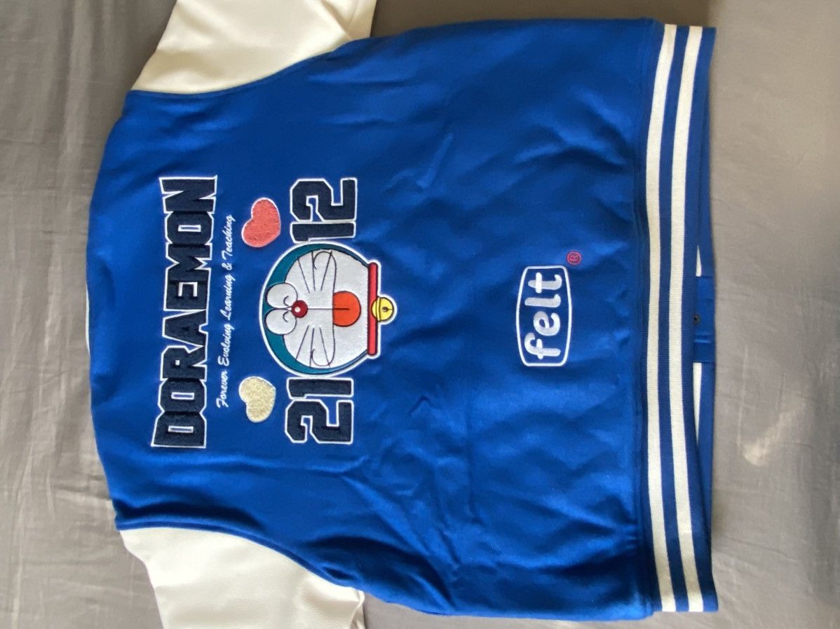 FELT Felt × Doraemon Varsity Jacket Size US L / EU 52-54 / 3 - 3 Thumbnail