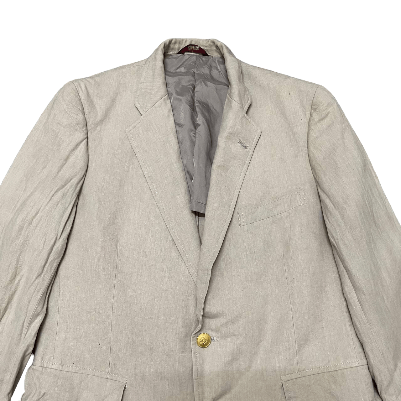 Chaps Ralph Lauren Vintage Chaps Ralph Lauren Gold Button Blazer Jacket Size US M / EU 48-50 / 2 - 2 Thumbnail