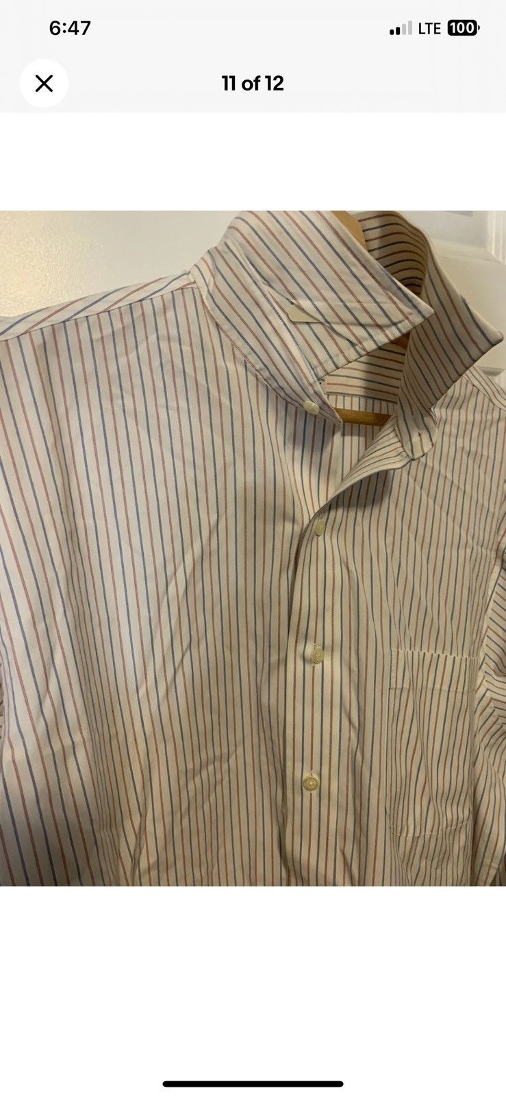 Brooks Brothers Brooks Brothers mens sz 16.5 35 button shirt french cuffs Size US L / EU 52-54 / 3 - 9 Thumbnail