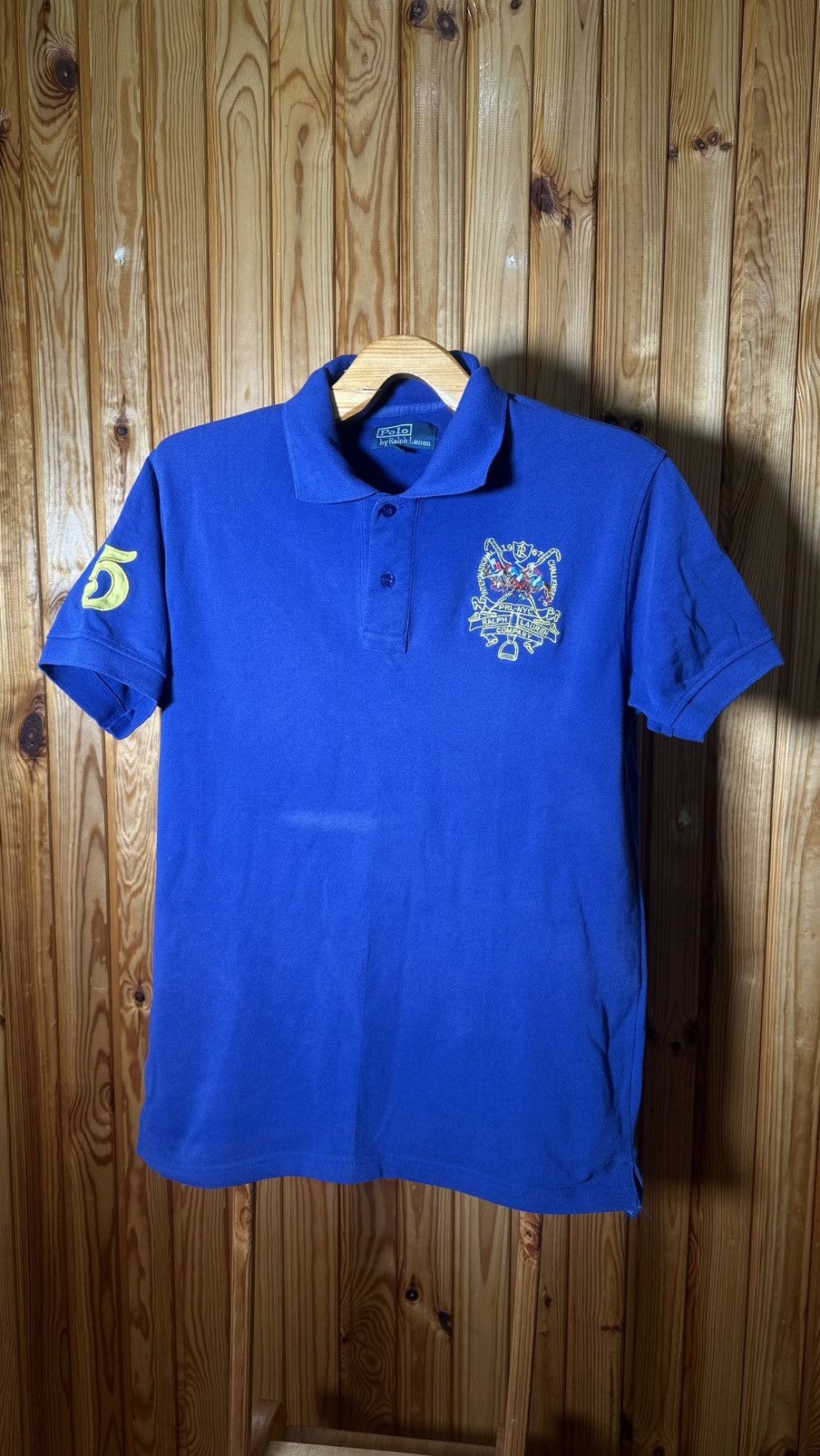 Polo Ralph Lauren Polo Ralph Lauren Y2KTriple Pony Horse Embroidered Shirt Size US XL / EU 56 / 4 - 10 Thumbnail