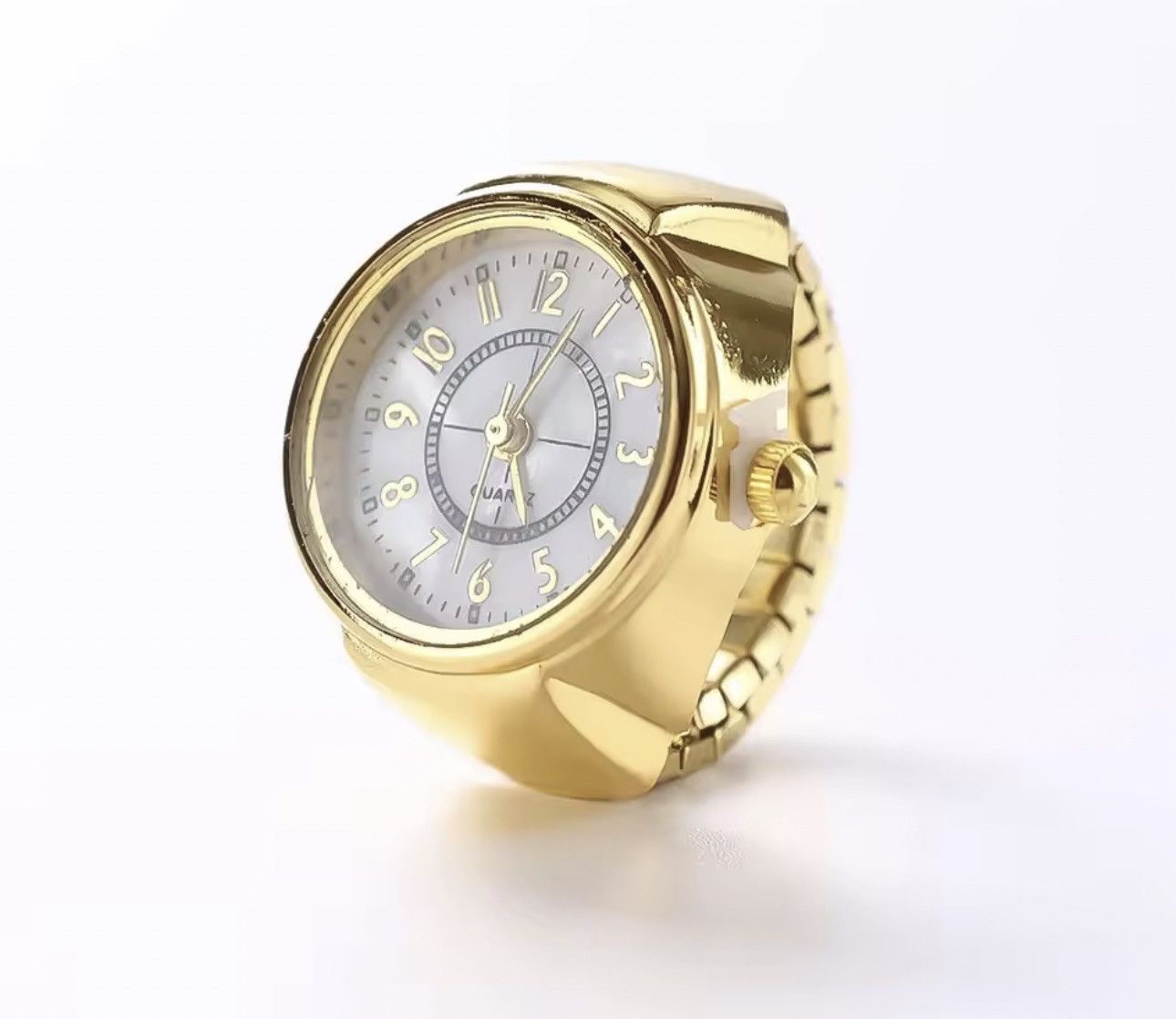 Jewelry Punk Finger Watch Mini Elastic Strap Size ONE SIZE - 1 Thumbnail