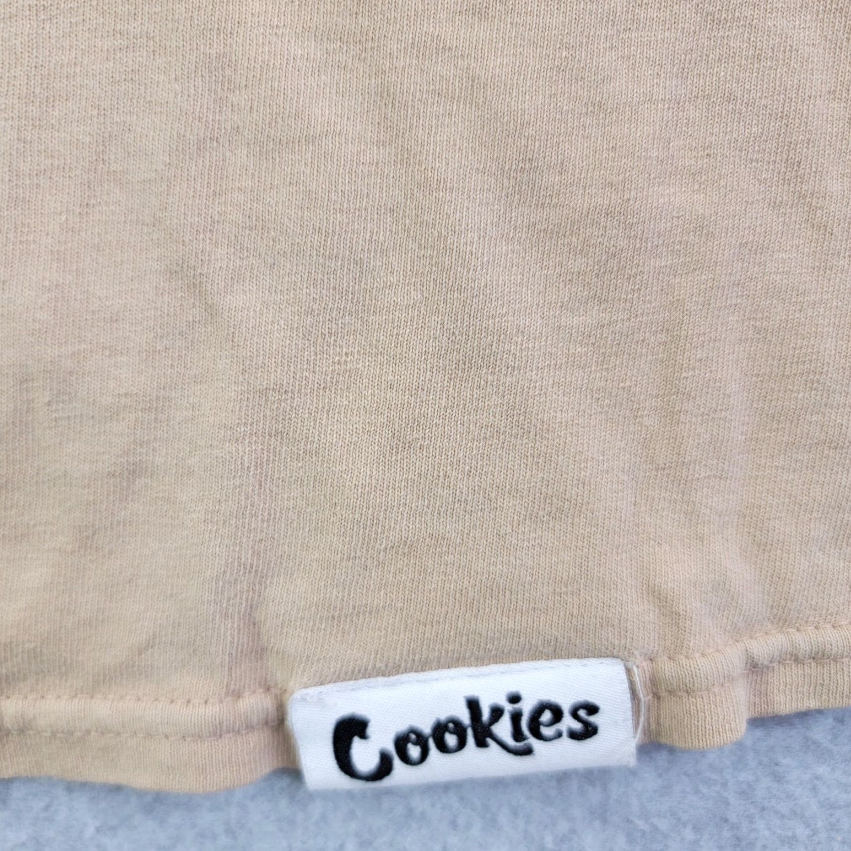 Vintage Cookies Shirt Mens M Beige Camo Box Logo Graphic Streetwear Cotton Tee Size US M / EU 48-50 / 2 - 3 Thumbnail