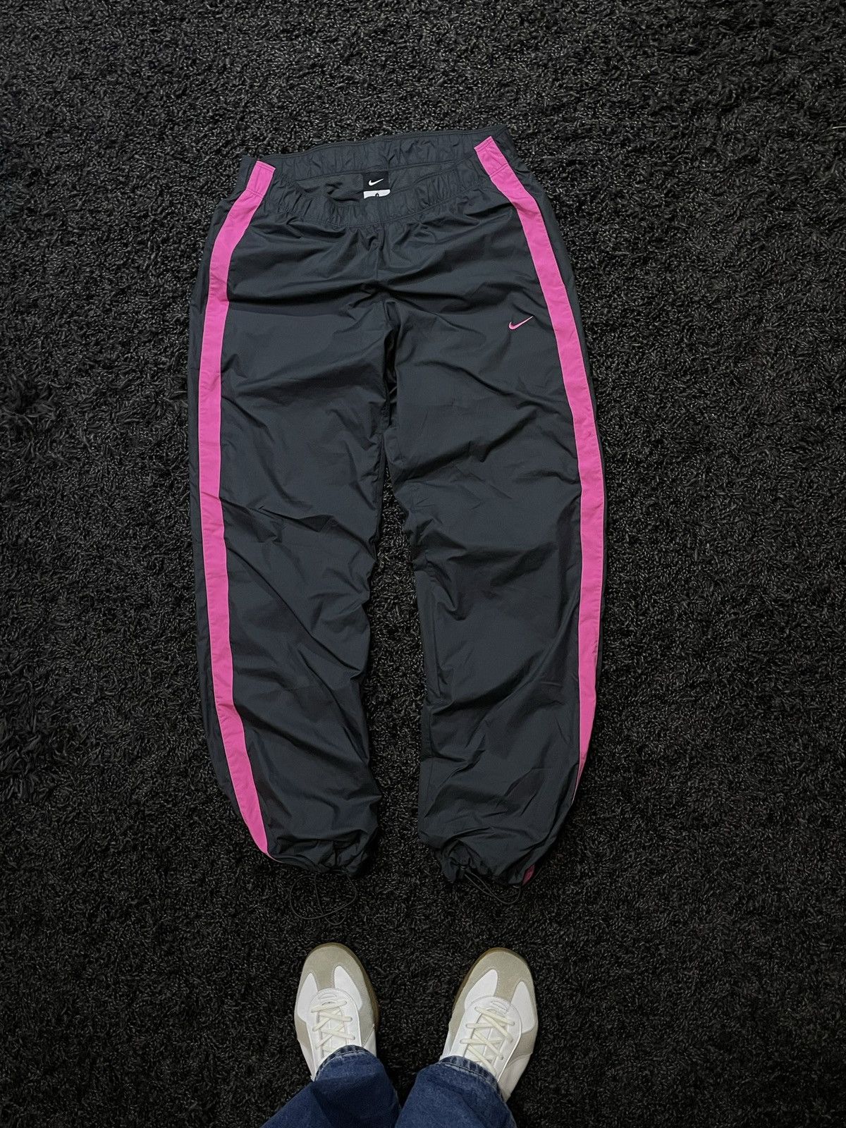 Nike Vintage Nike Track Pants Baggy Nylon Drill Y2K Gorpcore Size 30" / US 8 / IT 44 - 7 Thumbnail