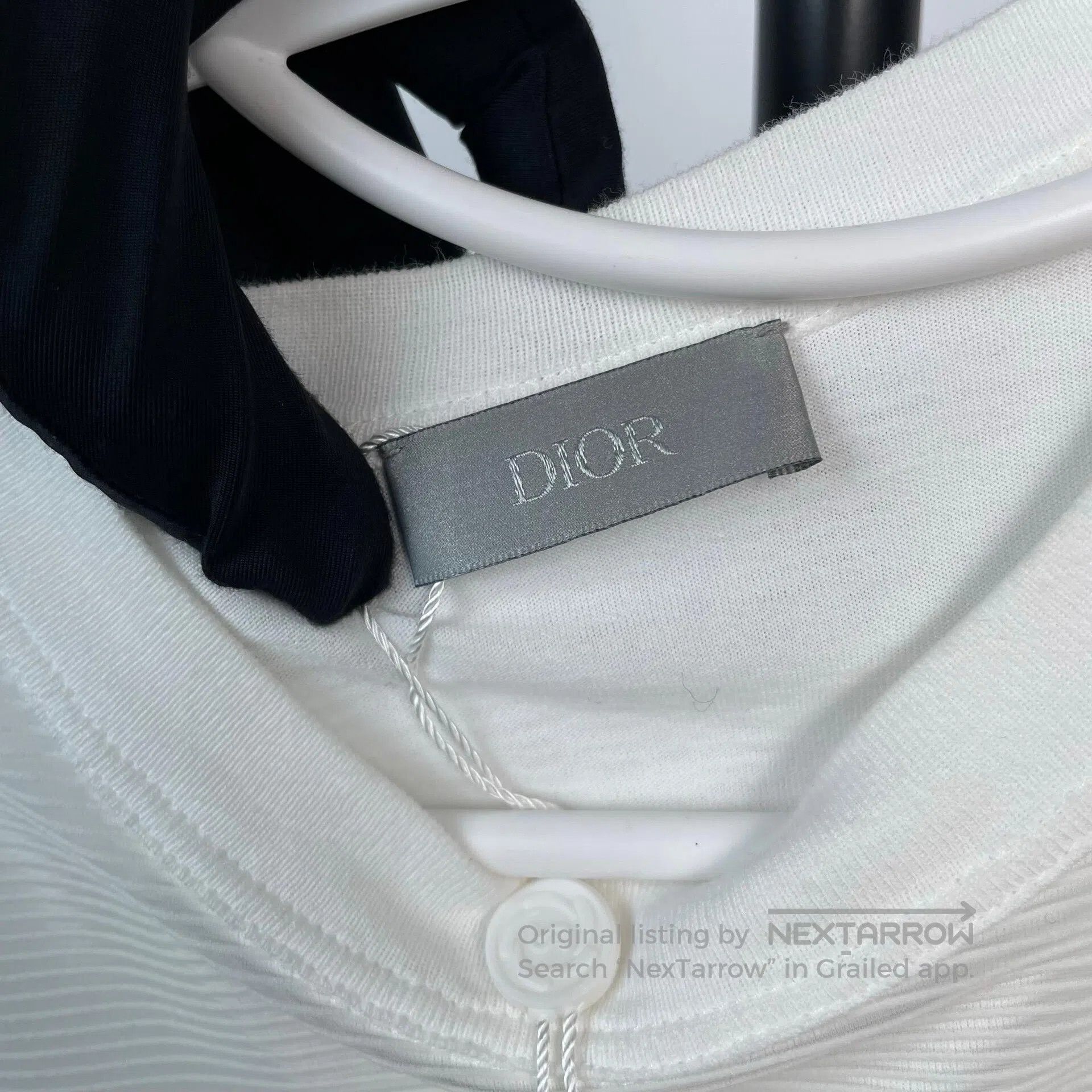 Dior Dior White Organdy Double Layer Short Sleeve Top| Size US XS / EU 42 / 0 - 4 Thumbnail