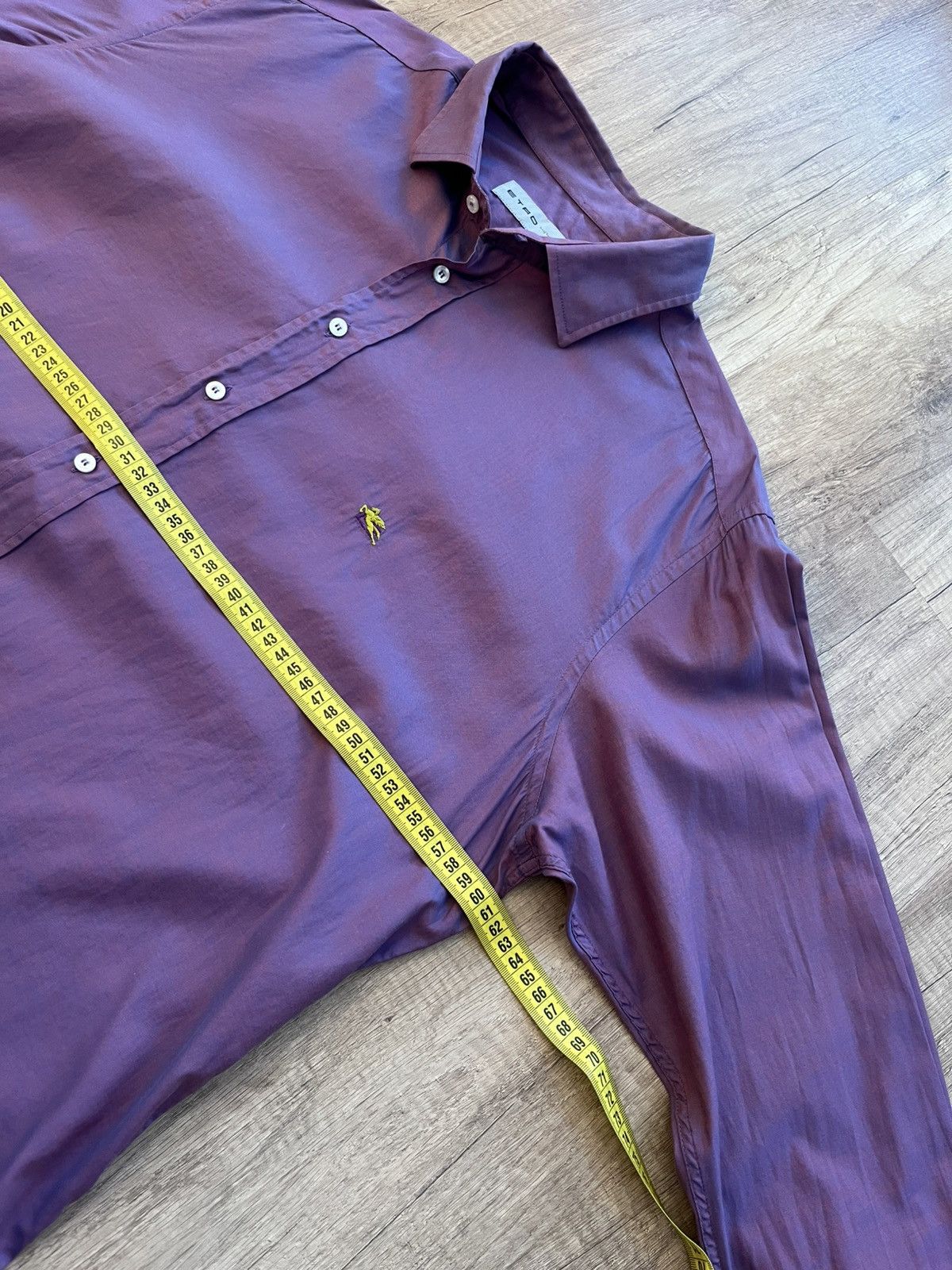 Etro Etro Purple Shirt Size 44 Size US S / EU 44-46 / 1 - 15 Thumbnail