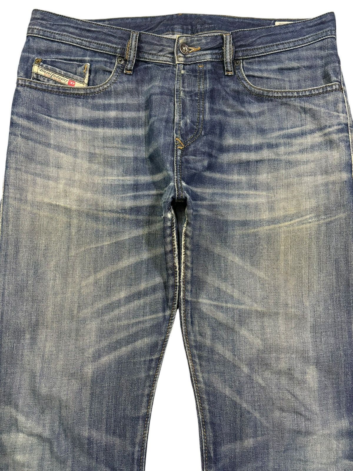 Diesel Vintage Y2K Diesel Industry 3D Buster Slim Clawmark Jeans Size US 34 / EU 50 - 3 Thumbnail