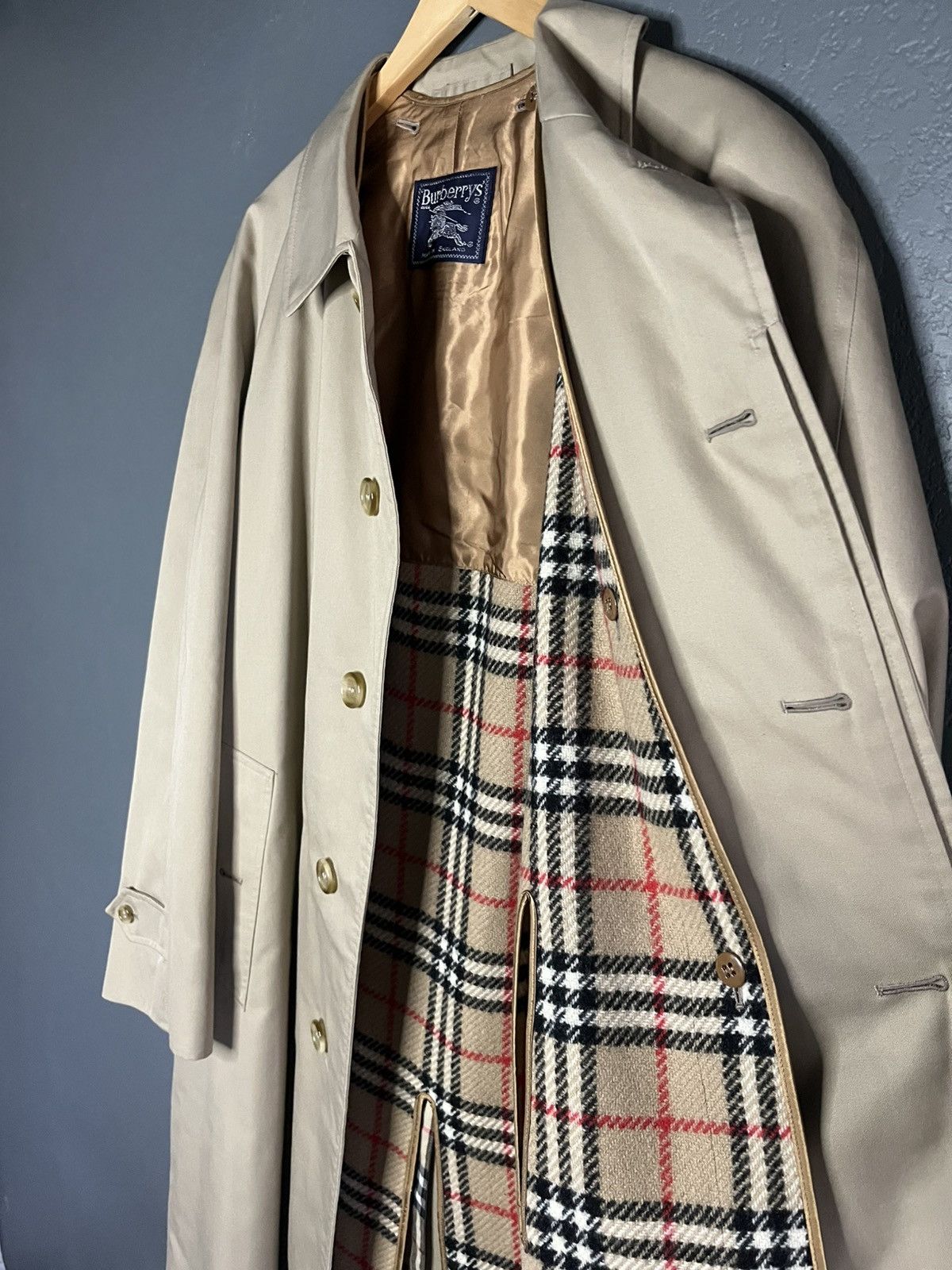 Burberry Burberrys of London🧥Nova Check Large Size US L / EU 52-54 / 3 - 4 Thumbnail