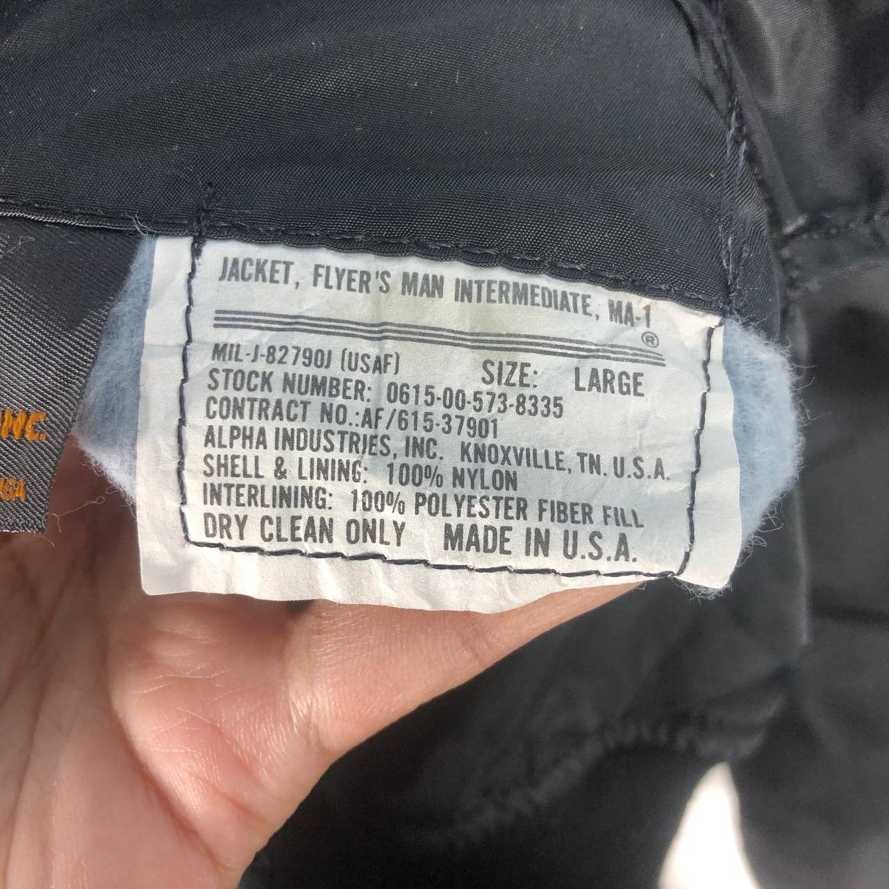 Alpha Industries × Vintage Vintage Alpha Industries MA-1 Bombers Jacket Size US L / EU 52-54 / 3 - 8 Thumbnail