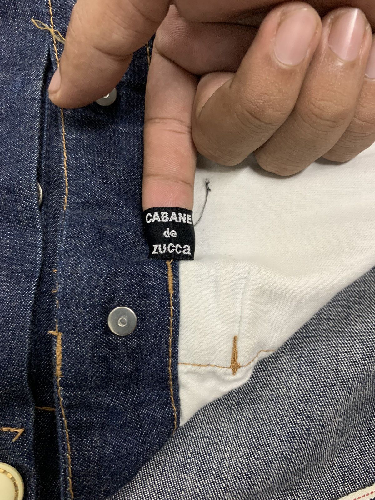 CABANE de ZUCCa Issey miyake zucca side button selvedge denim Size US 34 / EU 50 - 14 Thumbnail