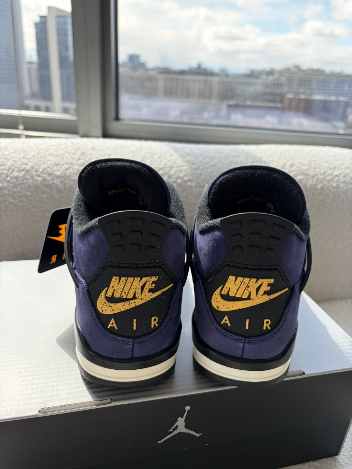 Jordan Brand Jordan Retro 4 Lakers Size US 8 / EU 41 - 6 Thumbnail