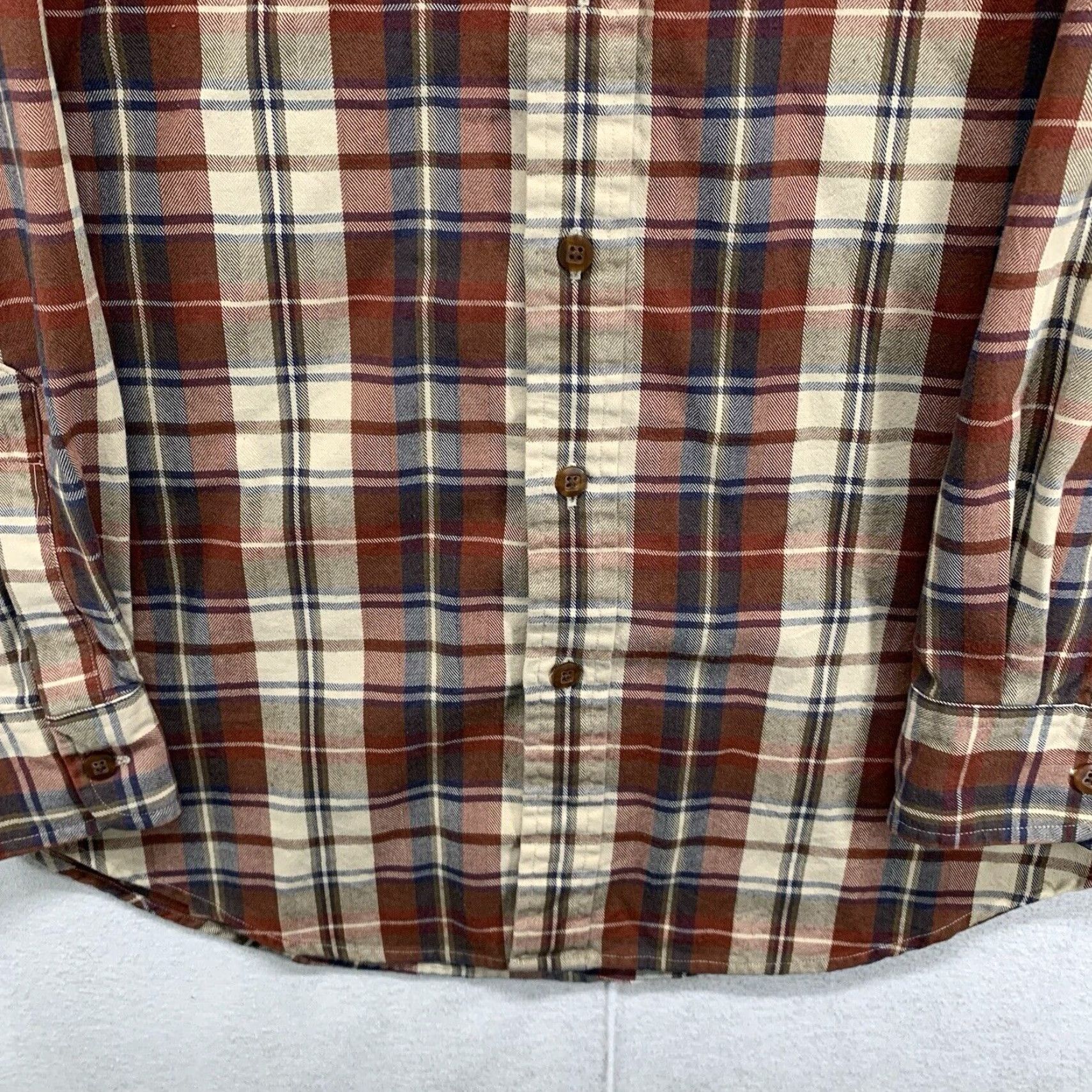 Vintage VINTAGE L.L. Bean Button-Up Plaid Shirt LT Brown Outdoor 90s Mens Size US L / EU 52-54 / 3 - 5 Thumbnail