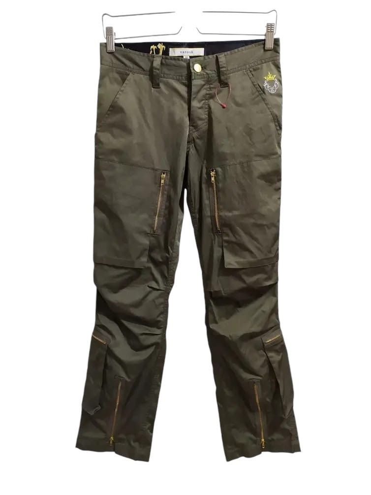Japanese Brand VAROSH Japan Multi Pocket CargoTactical Utility olive Pants Size US 28 / EU 44 - 1 Thumbnail