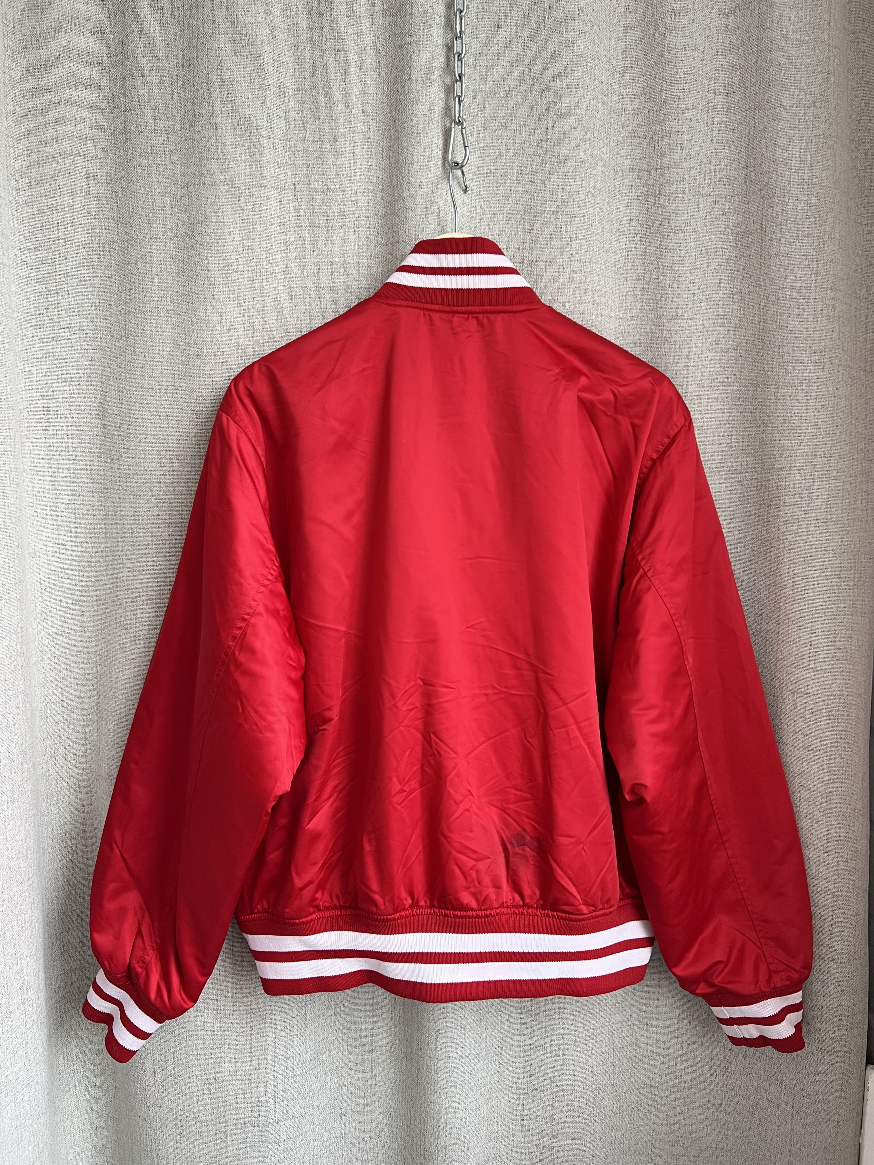 Opening Ceremony Opening Ceremony Red Nylon Bomber Jacket Spell Logo Size US M / EU 48-50 / 2 - 4 Thumbnail