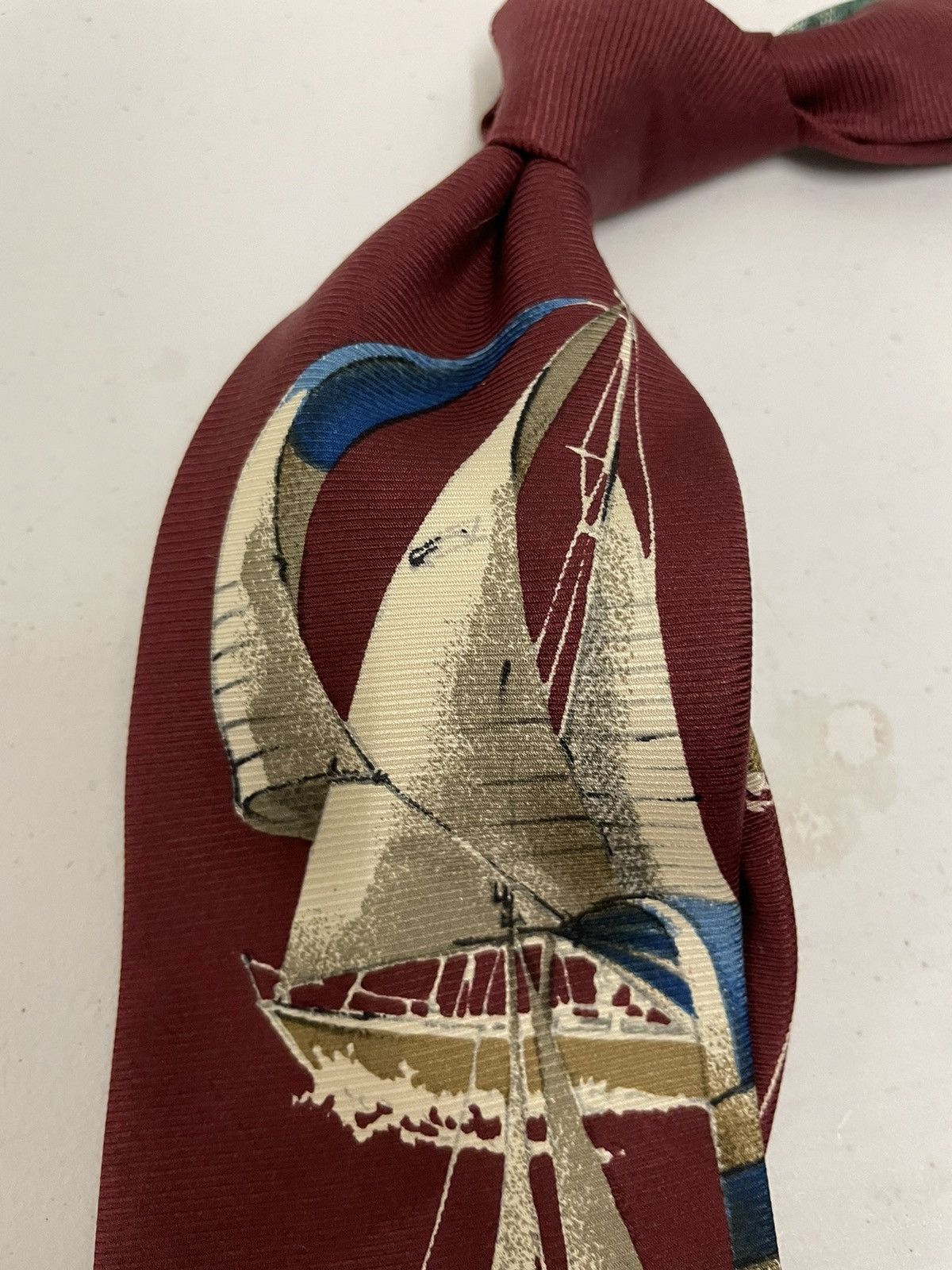 Nautica × Vintage Vintage Nautical Print Tie Size ONE SIZE - 4 Thumbnail