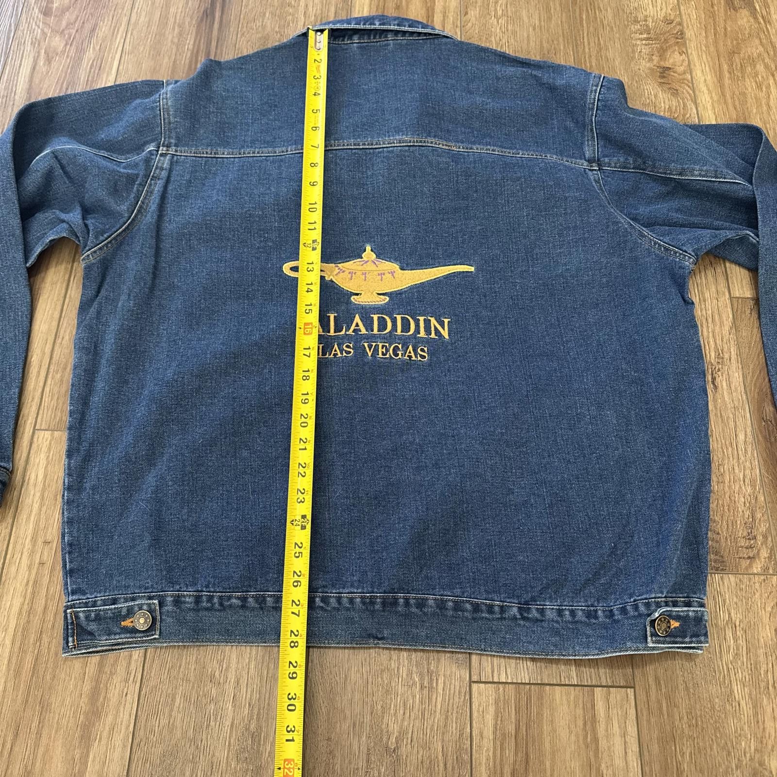 Other Vintage 90s Aladdin Las Vegas Casino Denim Jacket Size US XL / EU 56 / 4 - 8 Thumbnail