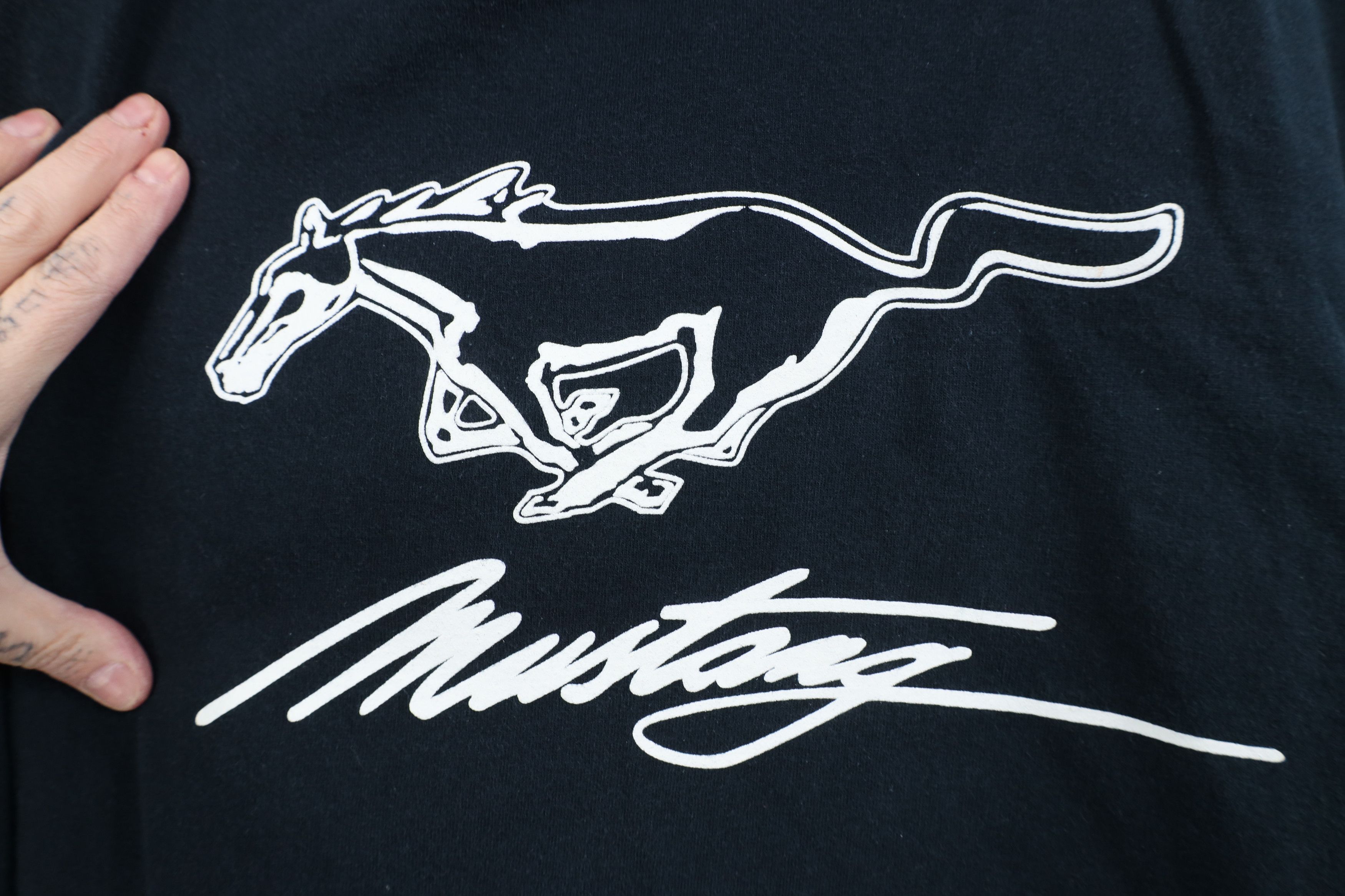 Vintage Vintage 90s Y2K Ford Motor Co Car Long Sleeve T-Shirt Black Size US XL / EU 56 / 4 - 4 Thumbnail
